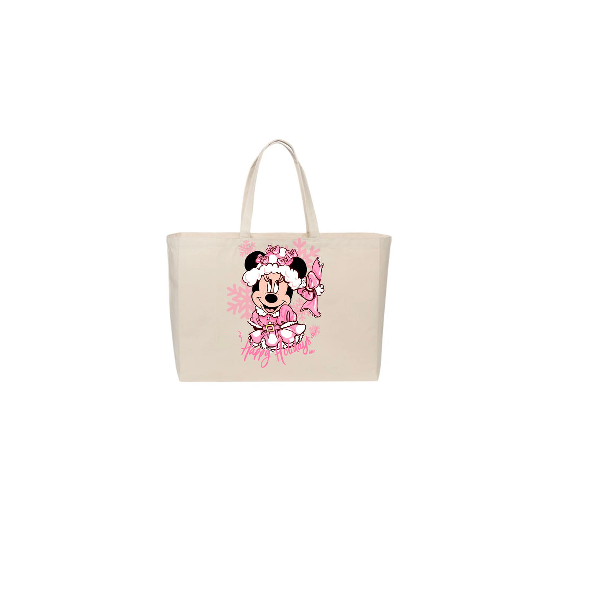 MINNI SNOWFLAKE PINK TOTE