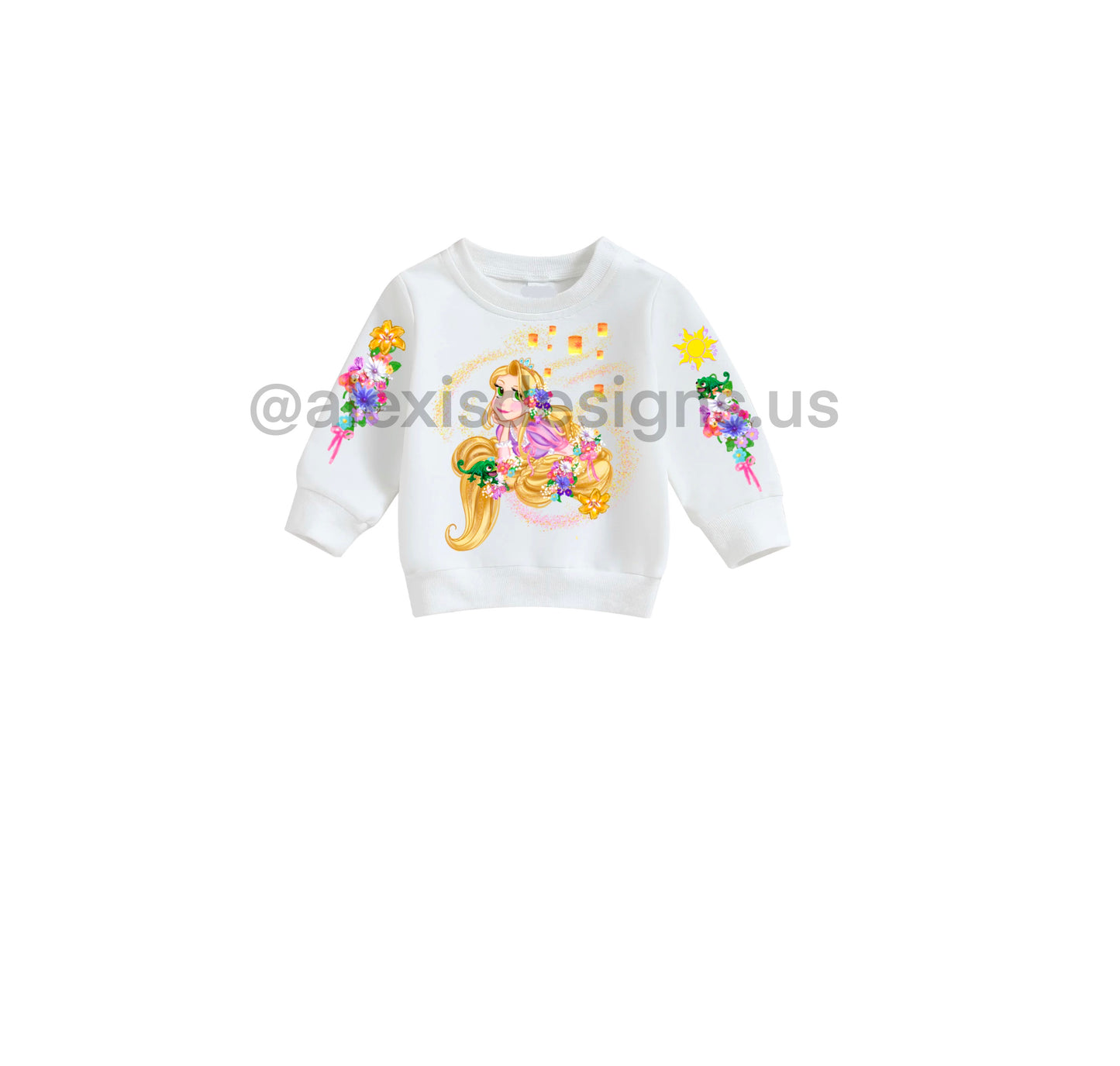KIDS FLOATING LIGHTS CREWNECK