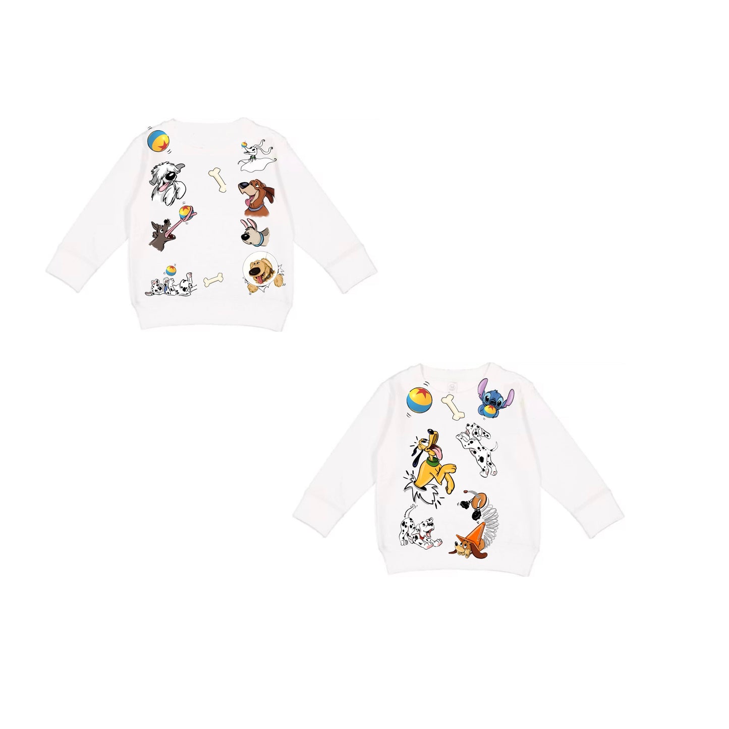 KIDS WHO LET THE DOGS OUT PIXXAR EDITION CREWNECK