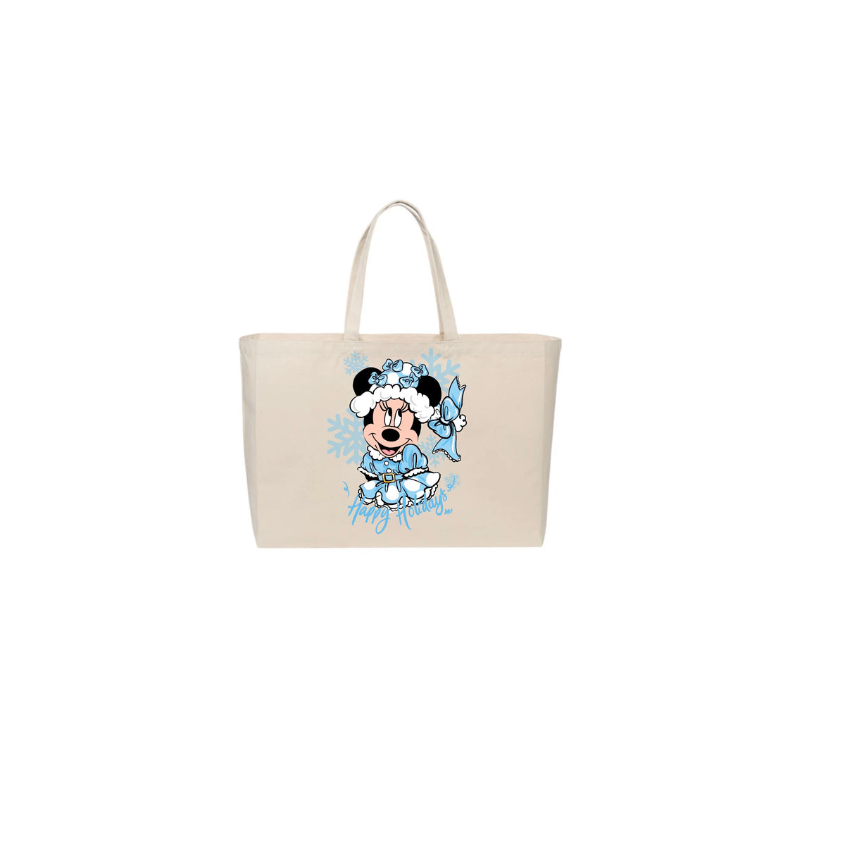 MINNI SNOWFLAKE BLUE TOTE
