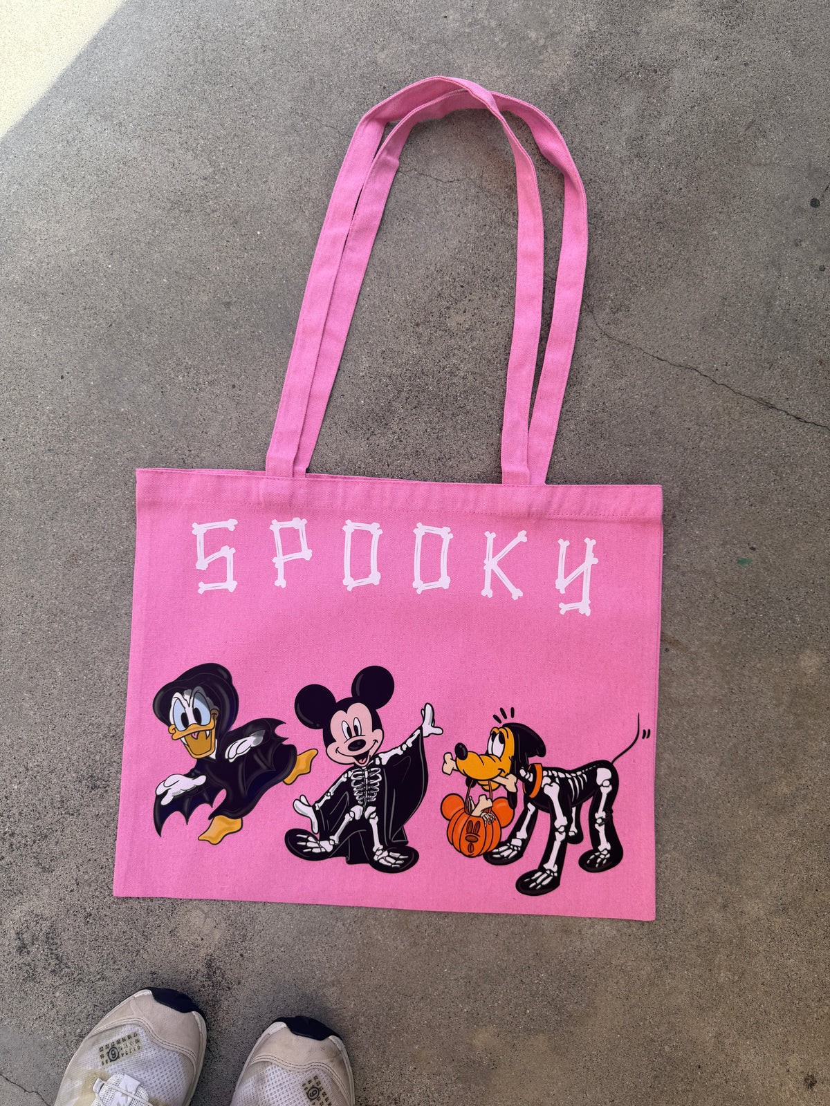 SPOOKY AND PINK TOTE