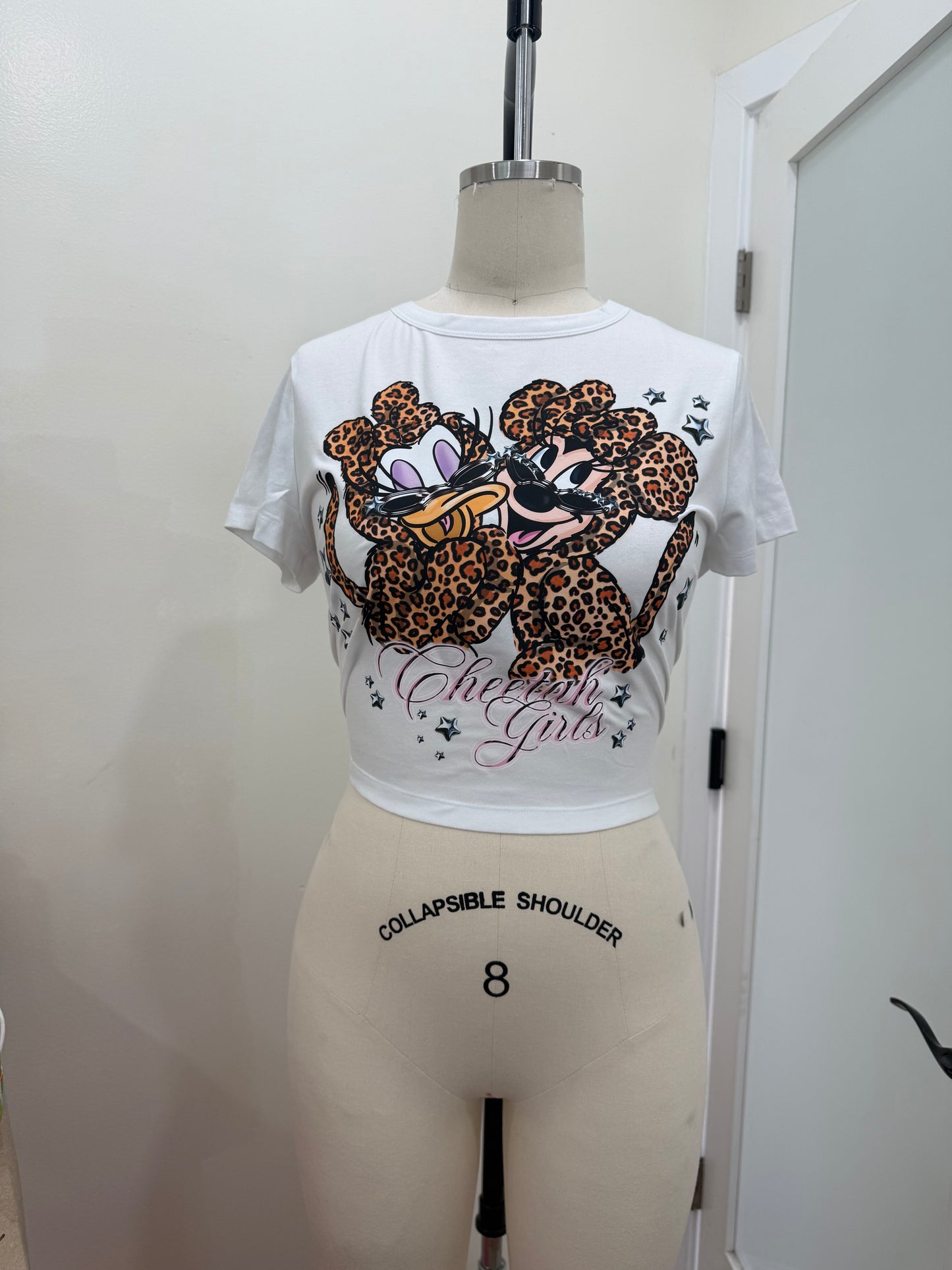 CHEETAH SISTERS (BROWN) BABY TEE