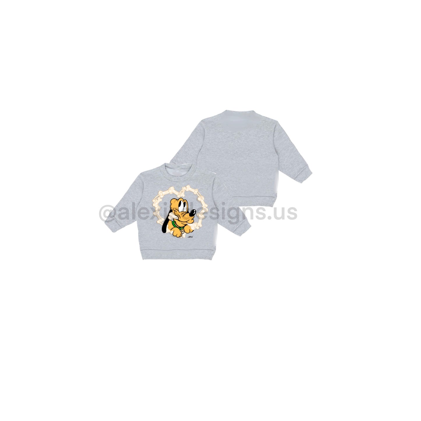 KIDS PUPPY LOVE CREWNECK