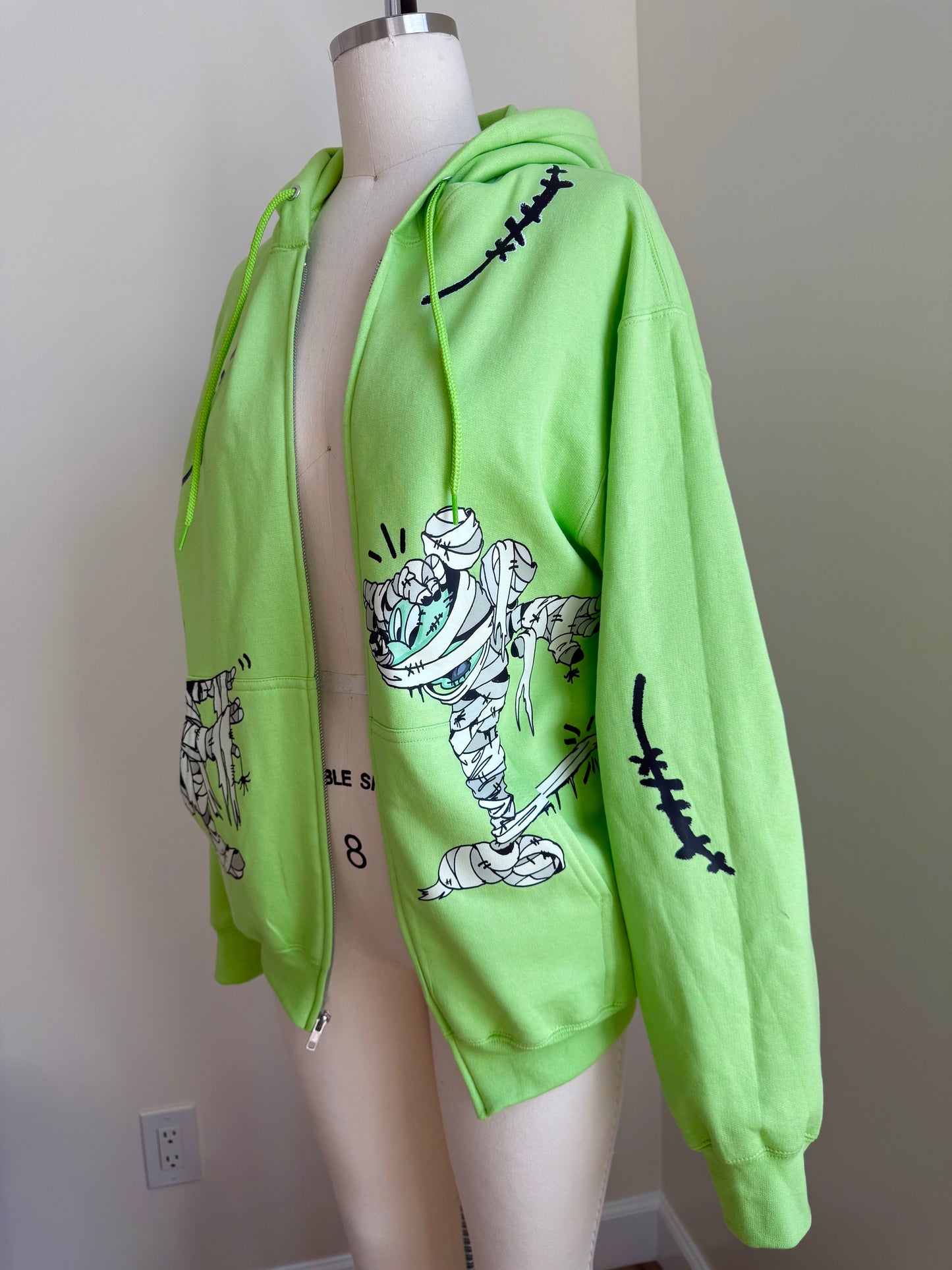 Mummy Madness Zip Hoodie