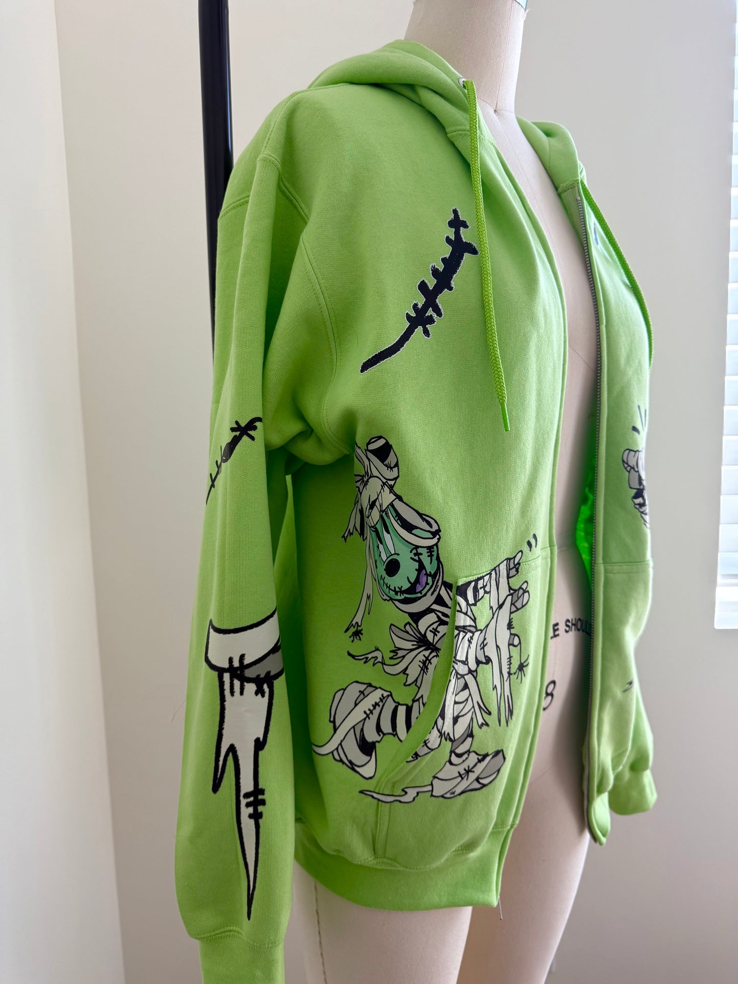 Mummy Madness Zip Hoodie