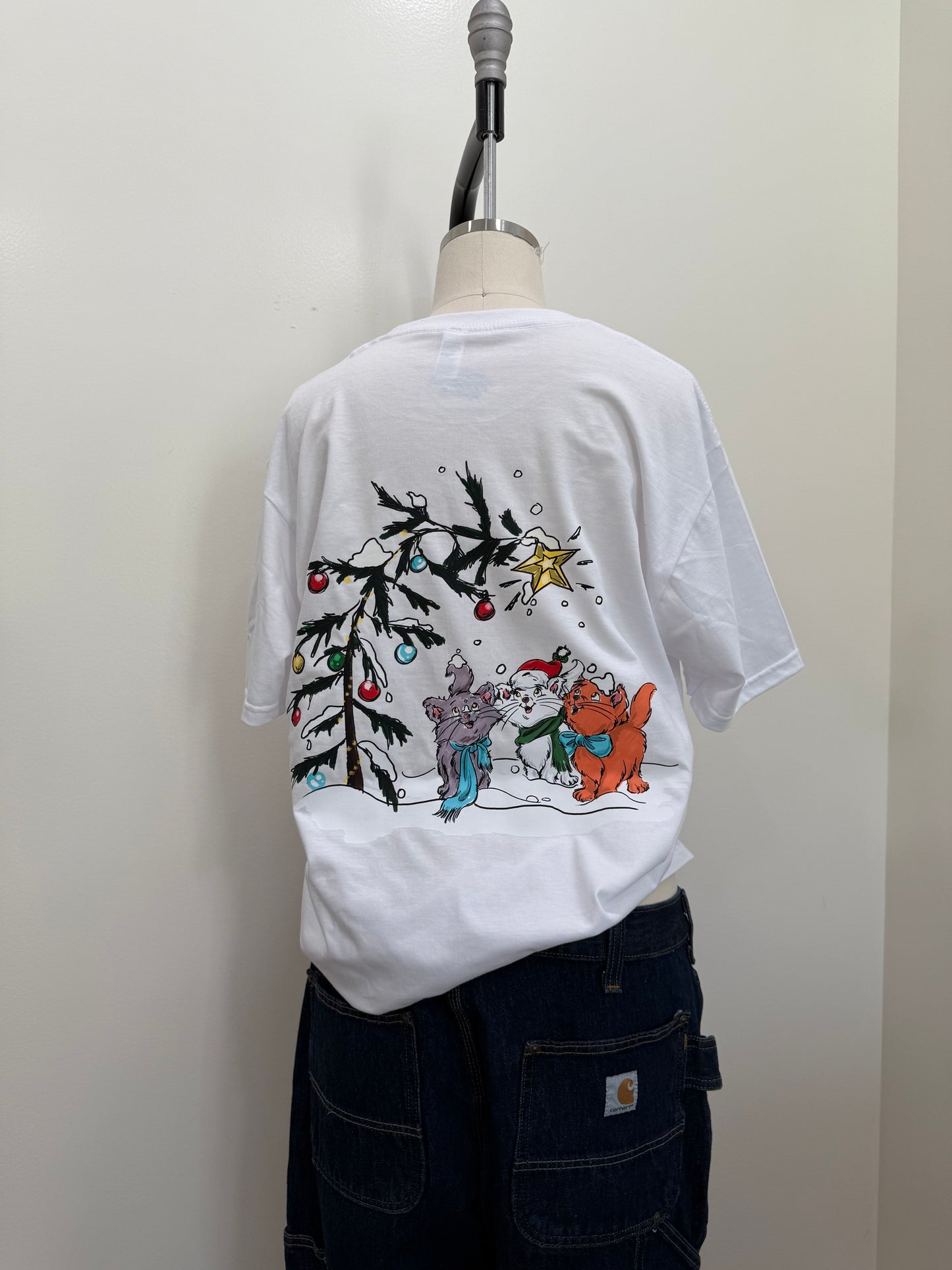 BONJOUR CHRISTMAS PRESENT T SHIRT