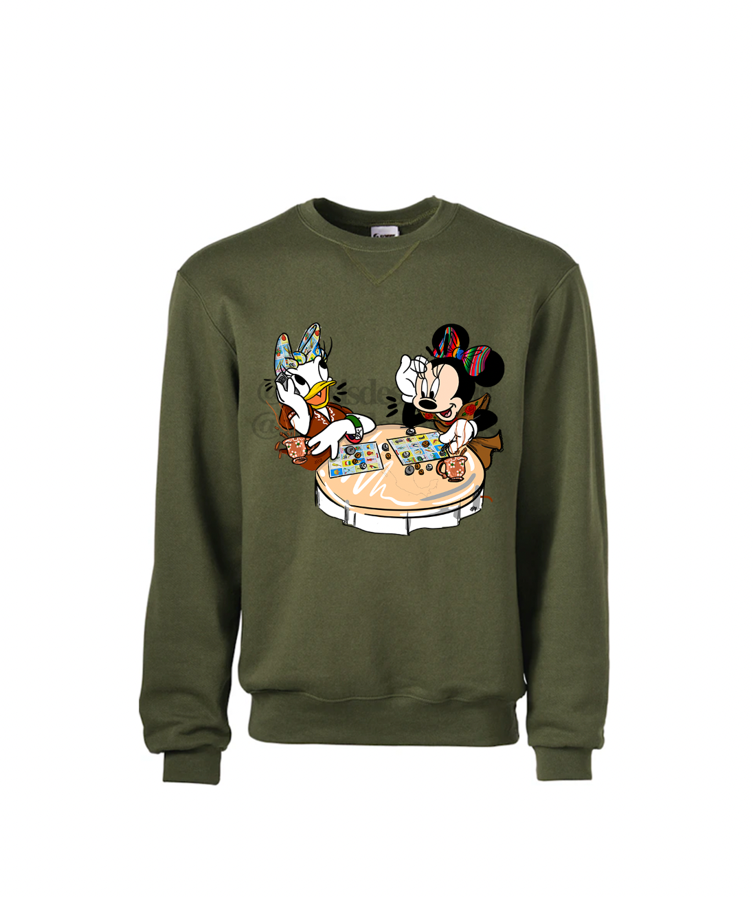 Let’s play loteria Crewneck