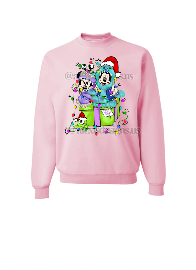 Christmas Monster's Inc Inspired Adult Crewneck