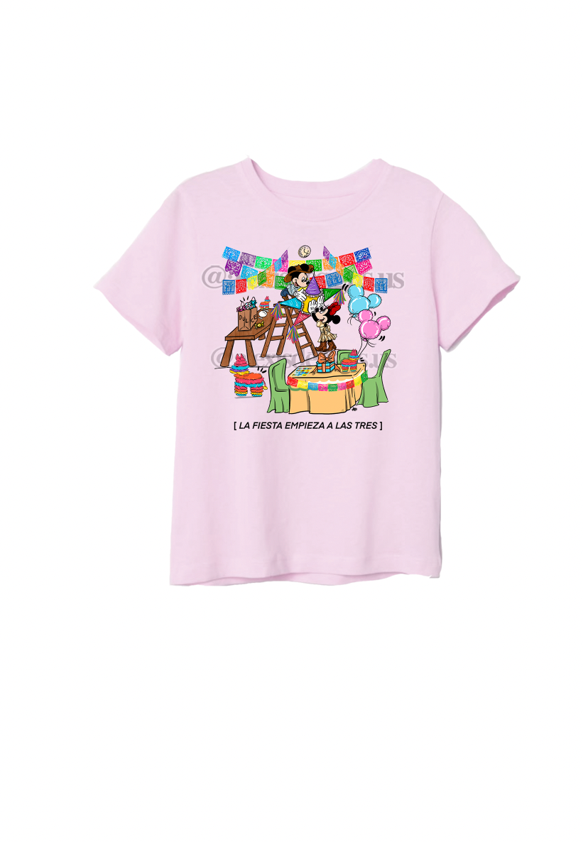 La Fiesta Empieza a las 3 Toddler Tshirt