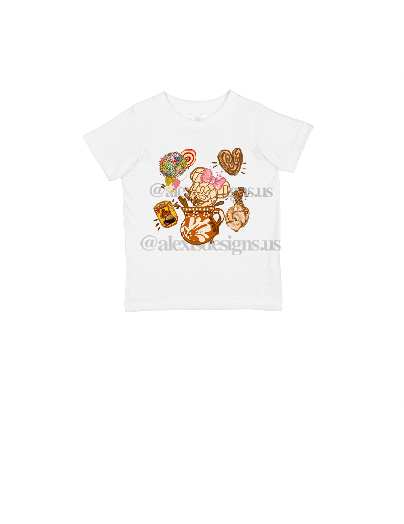 KIDS PAN CON CAFE T SHIRT