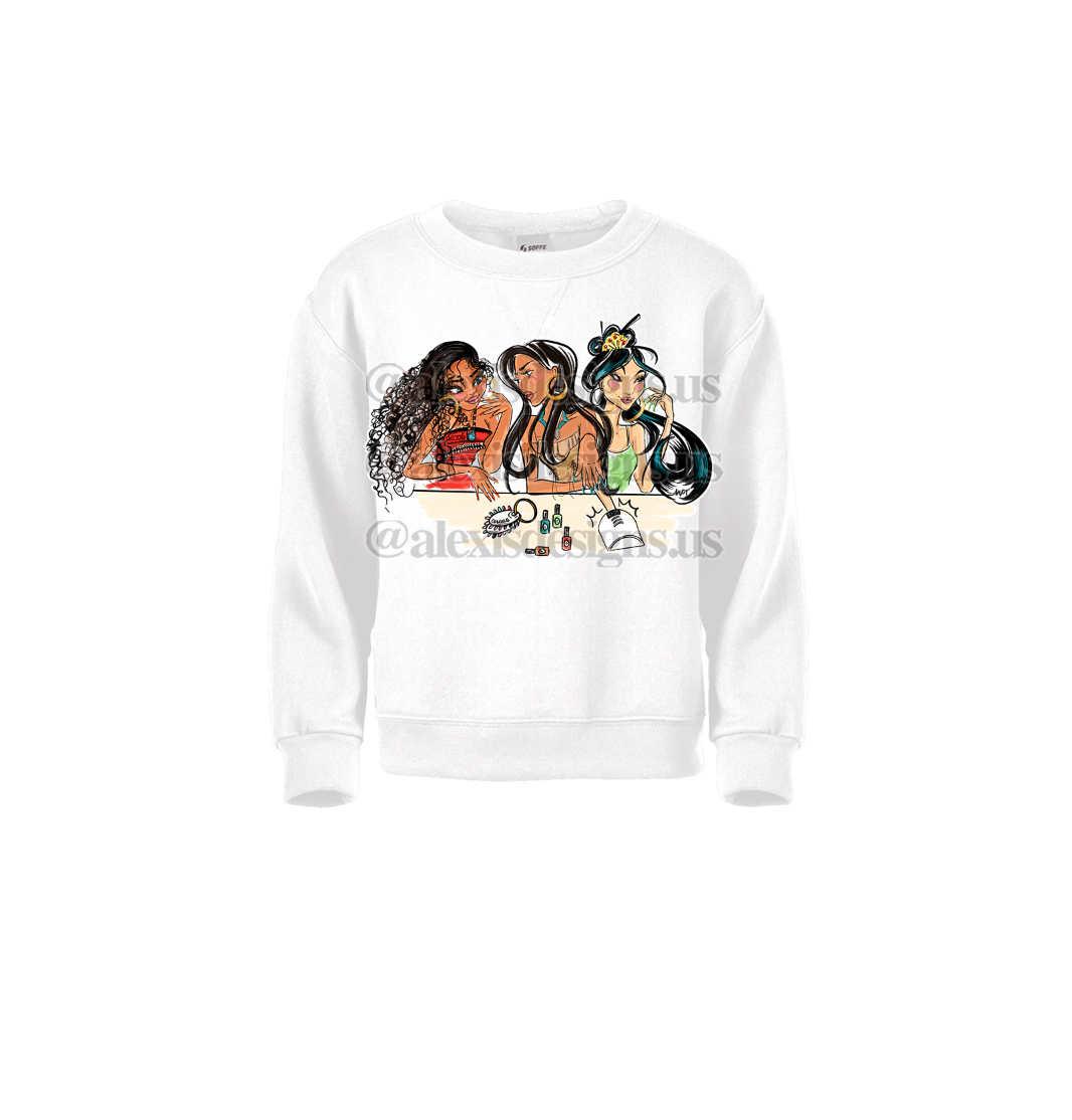 PRINCESS TREATMENT KIDS CREWNECK