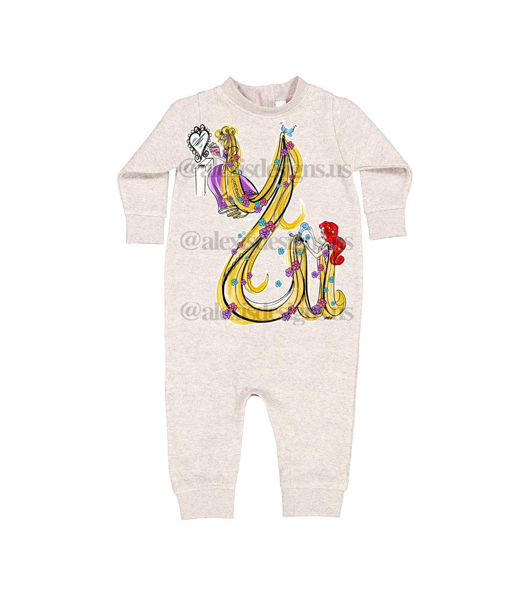 LET DOWN YOUR HAIR ONESIE