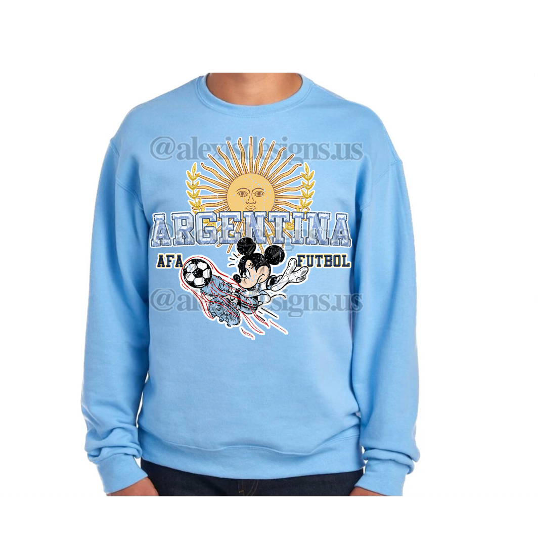 ARGENTINA INSPIRED CREWNECK