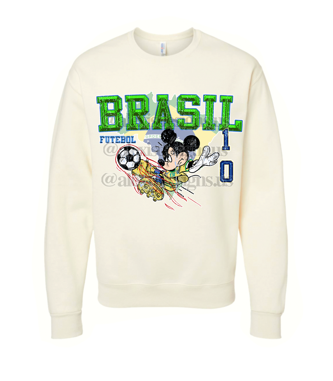 BRASIL INSPIRED CREWNECK