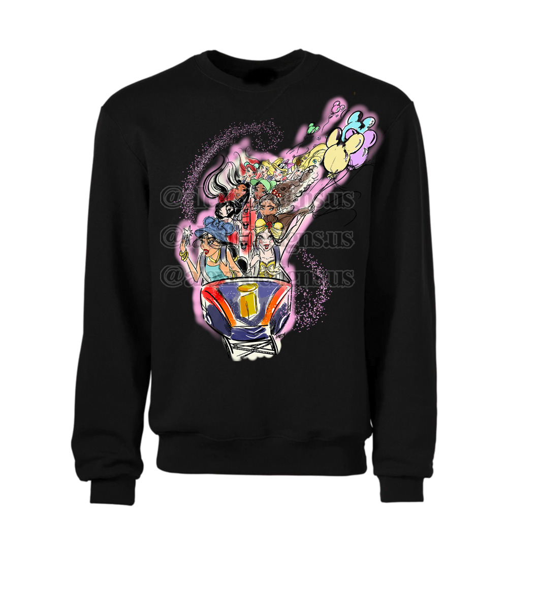 PRINCESS COASTER CREWNECK