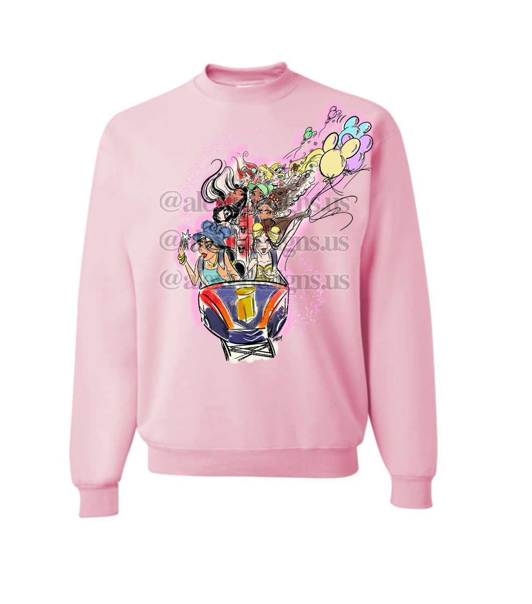 PRINCESS COASTER CREWNECK