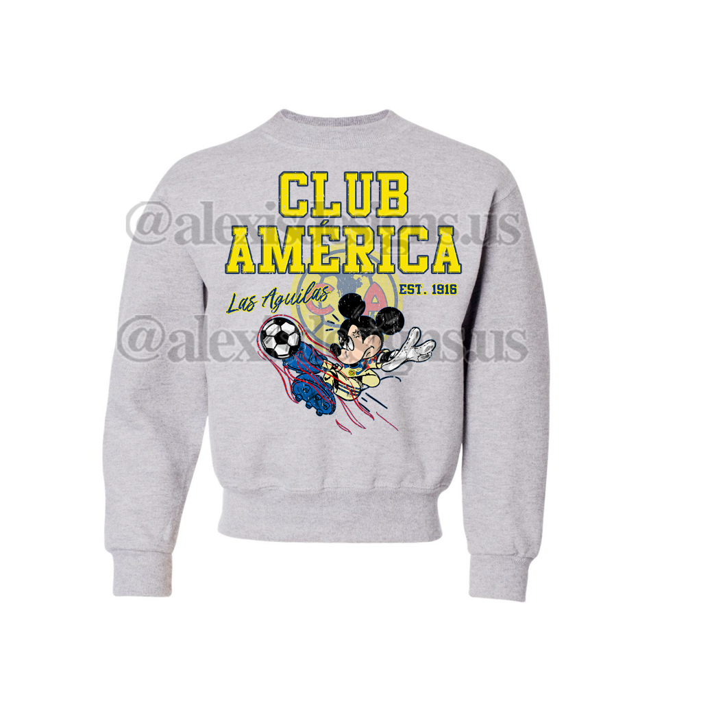 CLUB AMERICA INSPIRED KIDS CREWNECK