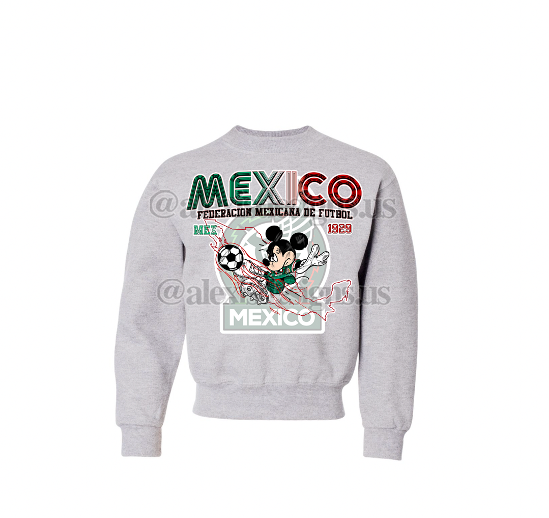 KIDS MEXICO GOL INSPIRED CREWNECK