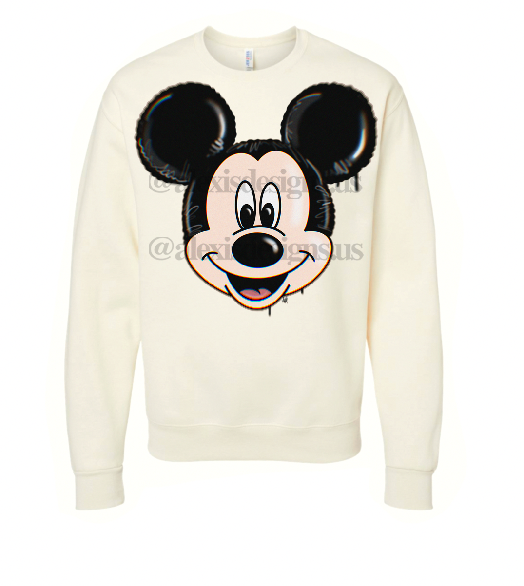 BOY MOUSE BALLOON CREWNECK