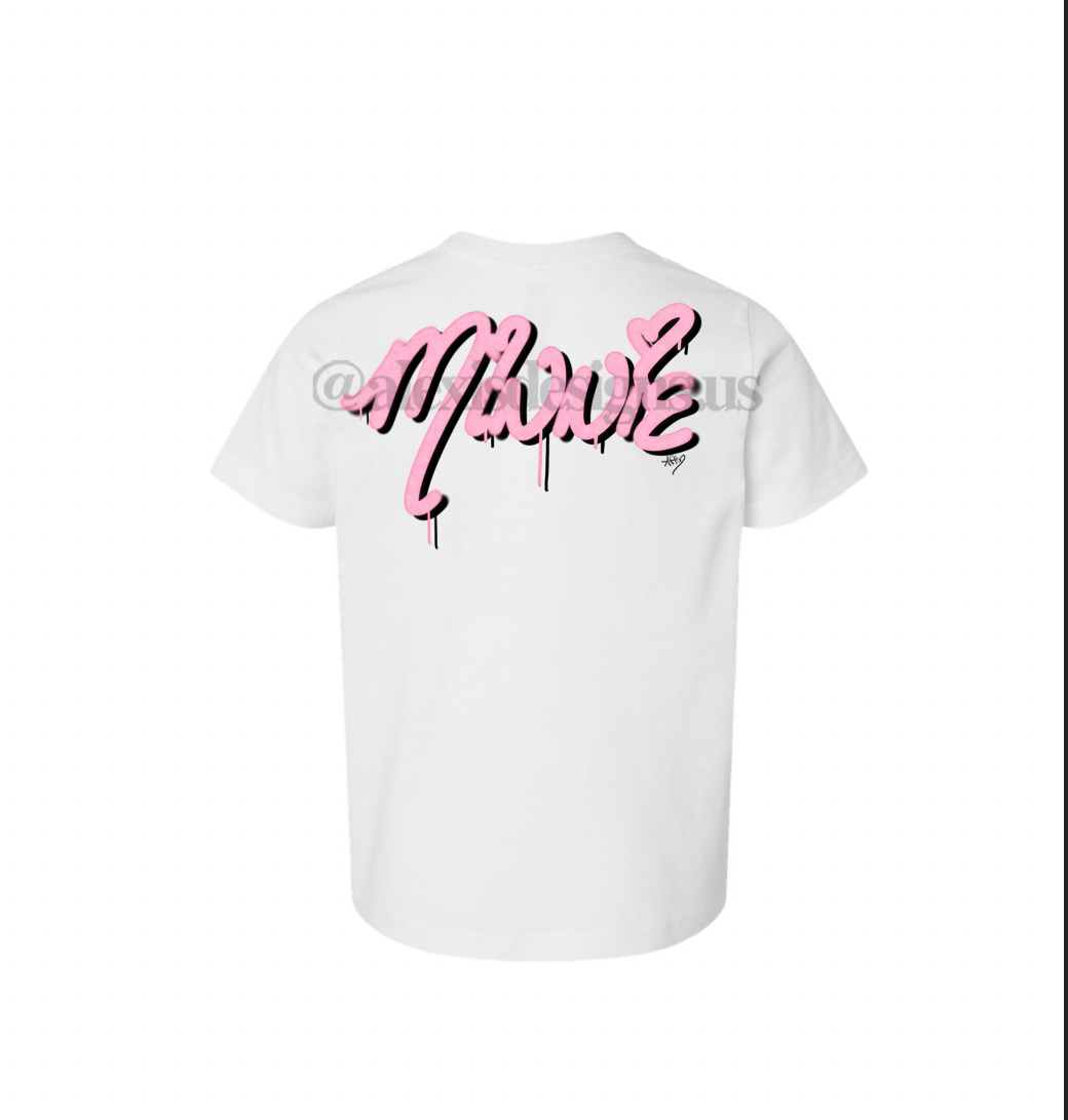 KIDS GIRL MOUSE BALLOON TEE