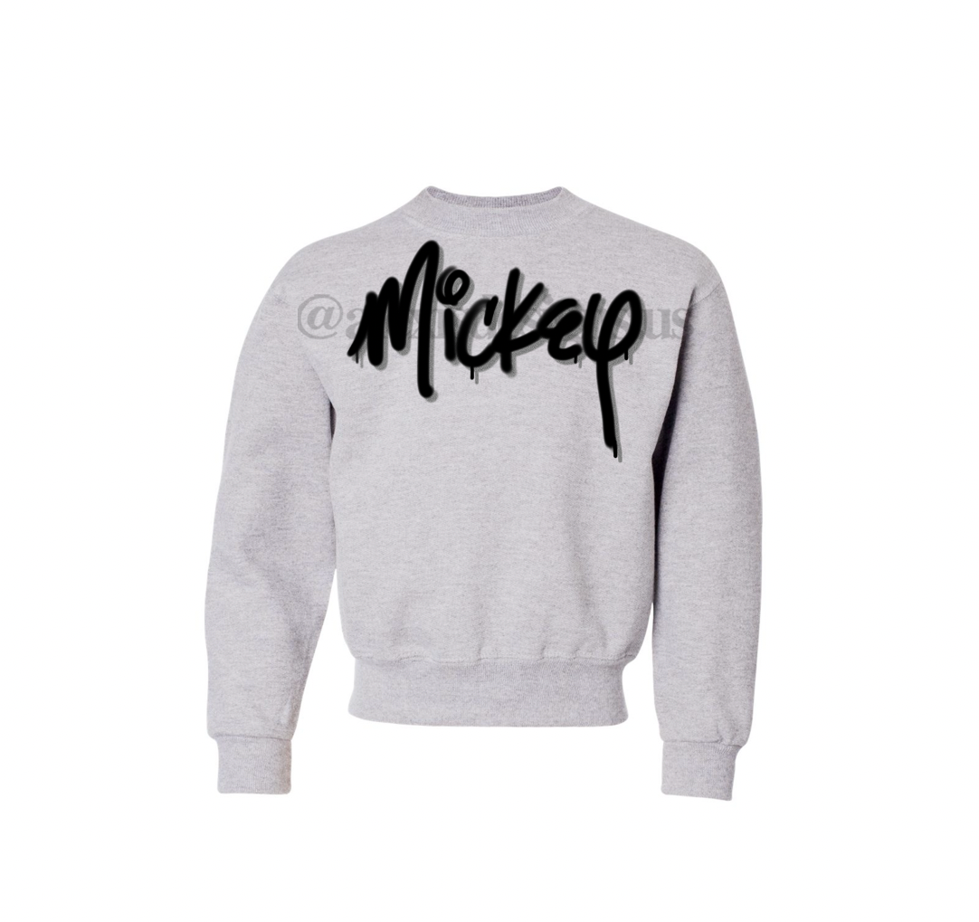 KIDS BOY MOUSE BALLOON CREWNECK