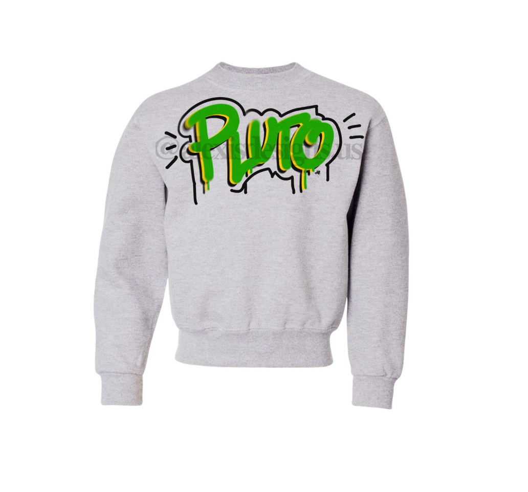 KIDS PLUTO BALLOON CREWNECK