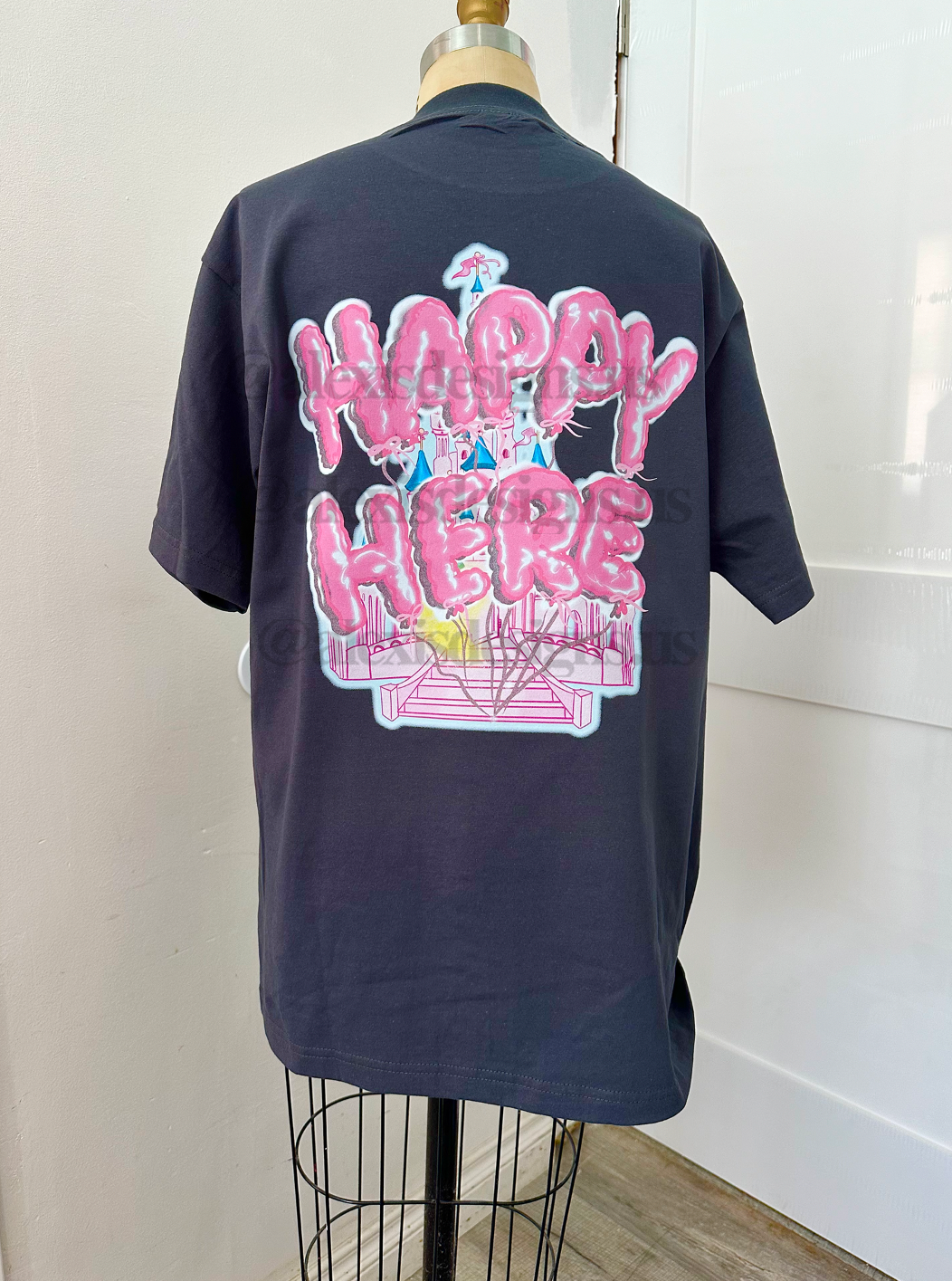 GIRL MOUSE HAPPY HERE TSHIRT