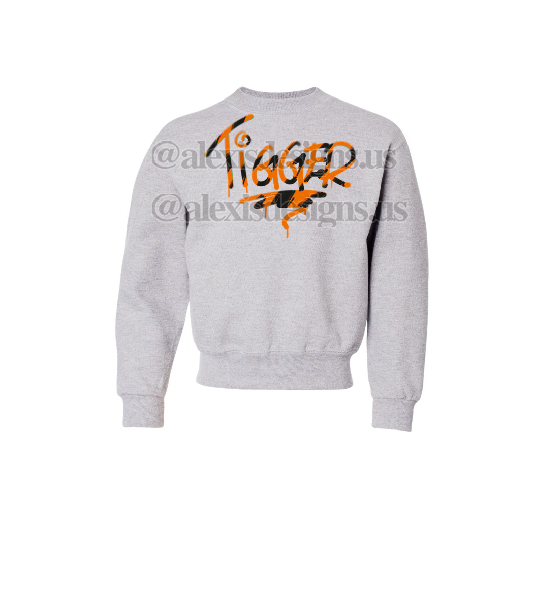 KIDS TIGER BALLOON CREWNECK