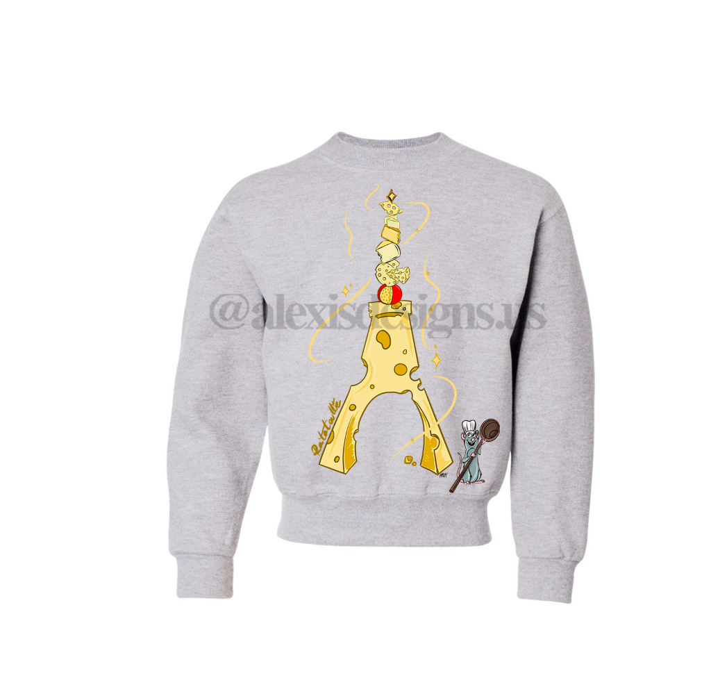 KIDS CHEESY MOUSE CREWNECK