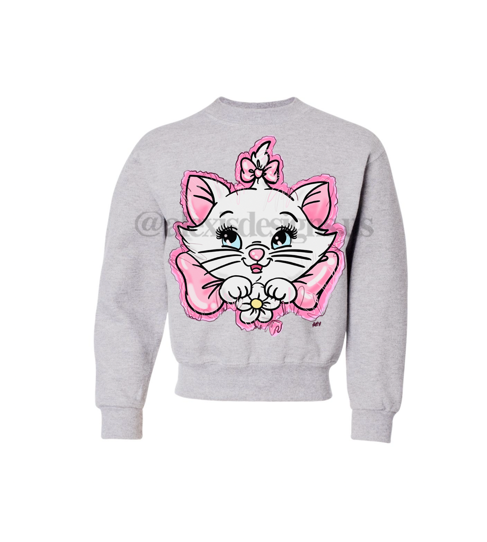 KIDS MARIE BALLOON CREWNECK