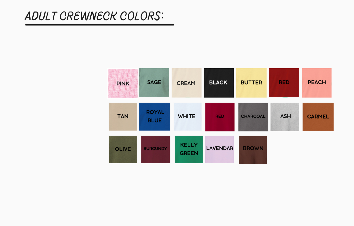 LOVERS LANE CREWNECK