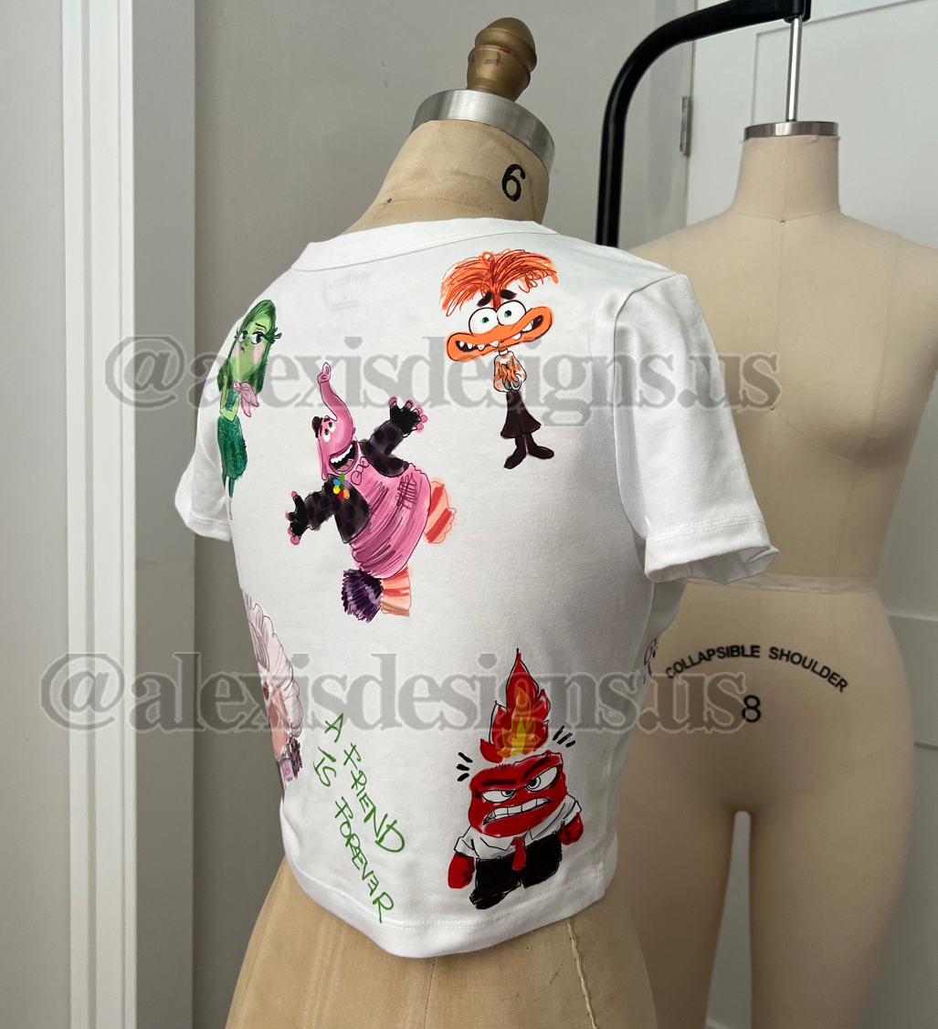 CROPPED FRIENDS FOREVER TSHIRT