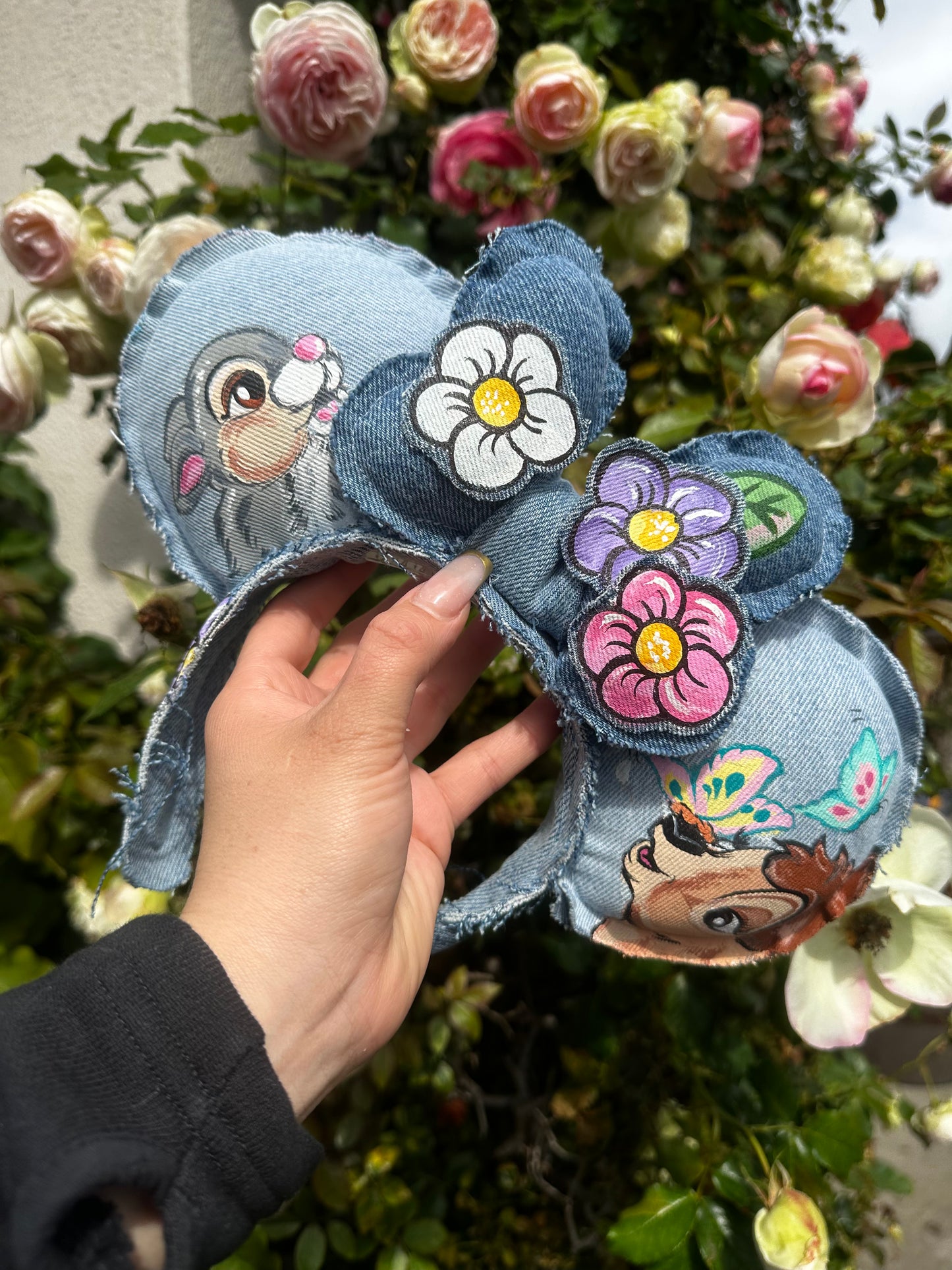Bambi with Denim or 3D flowers