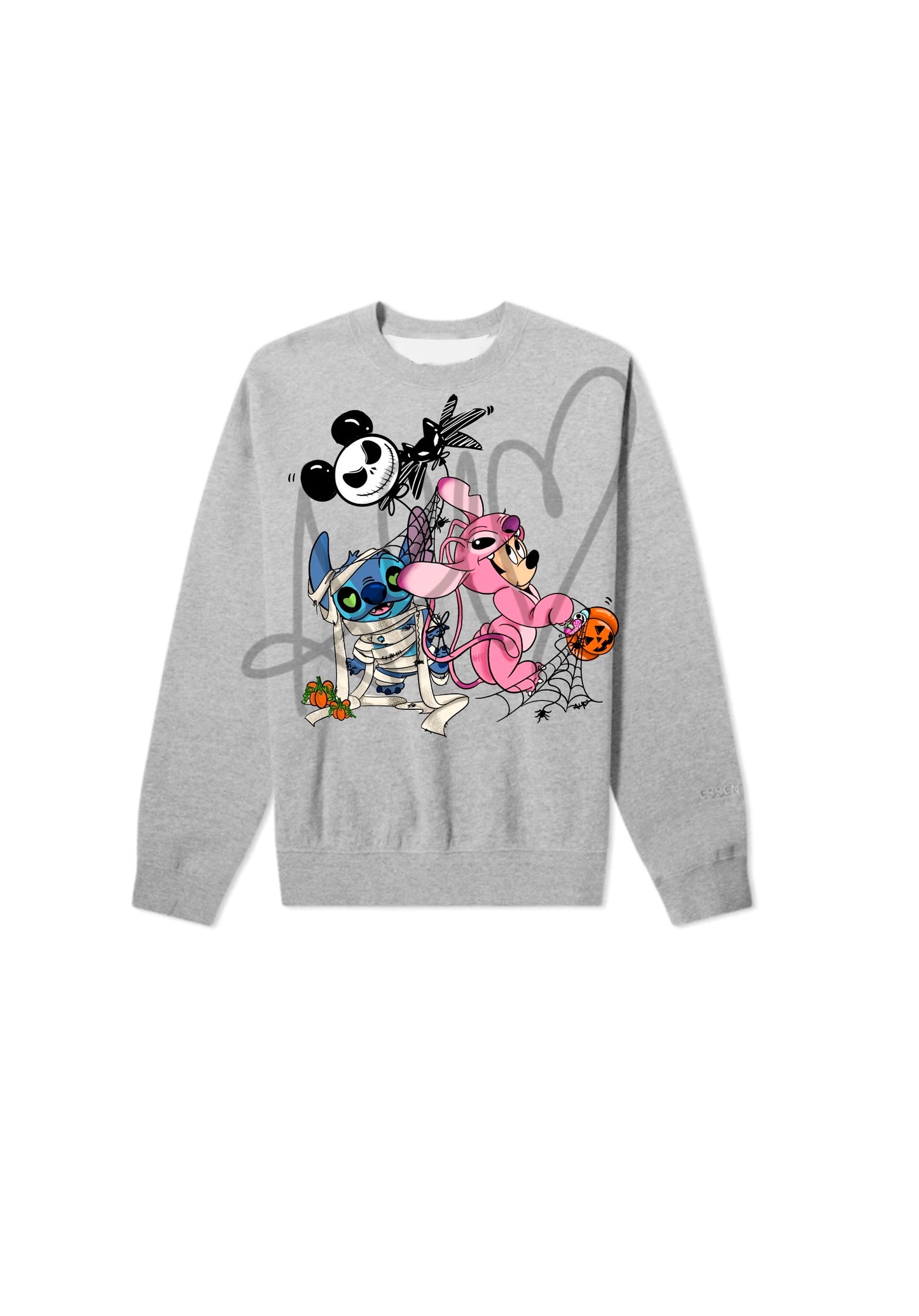 Stitch and Angel Inspired Crewneck