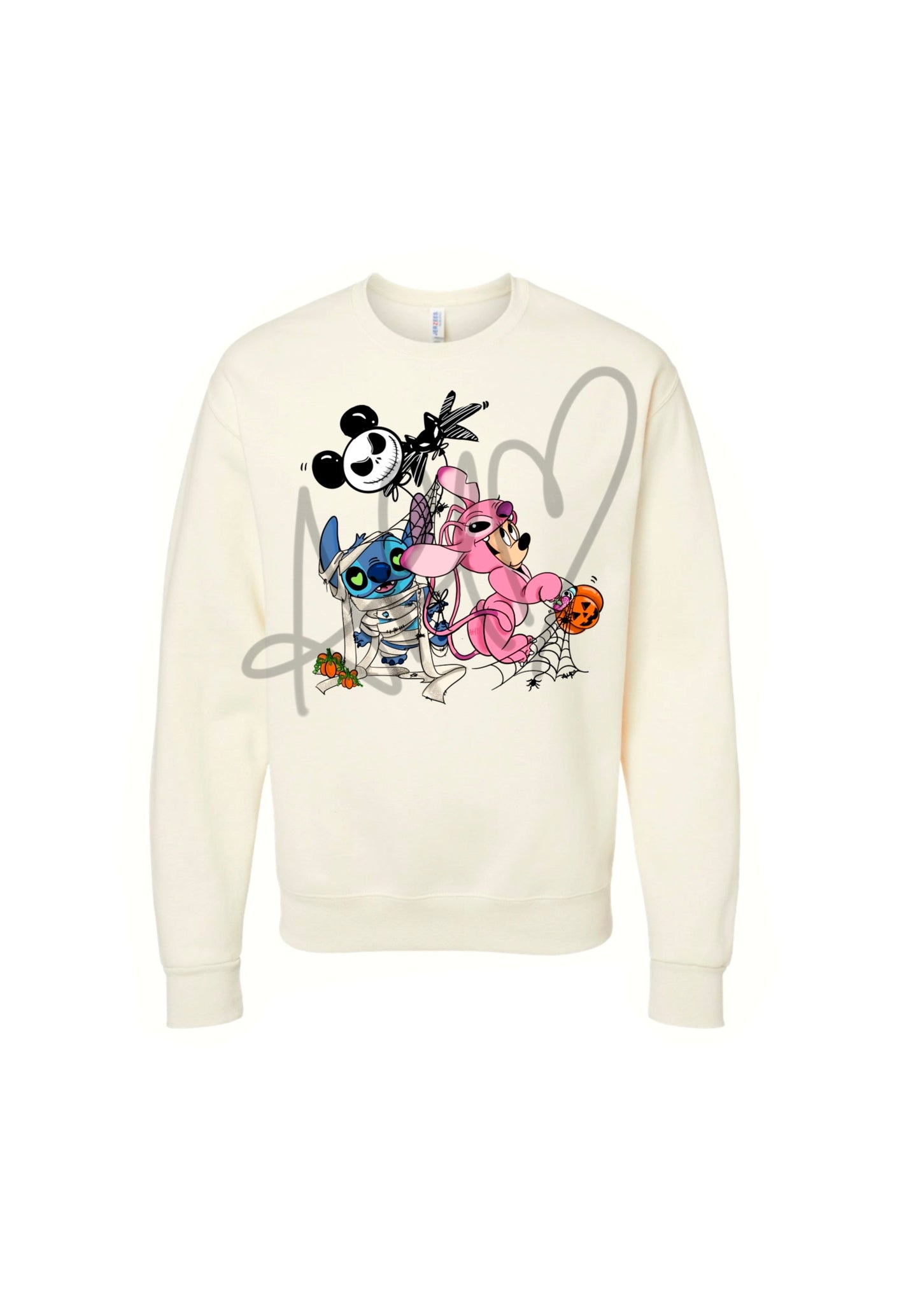 Stitch and Angel Inspired Crewneck