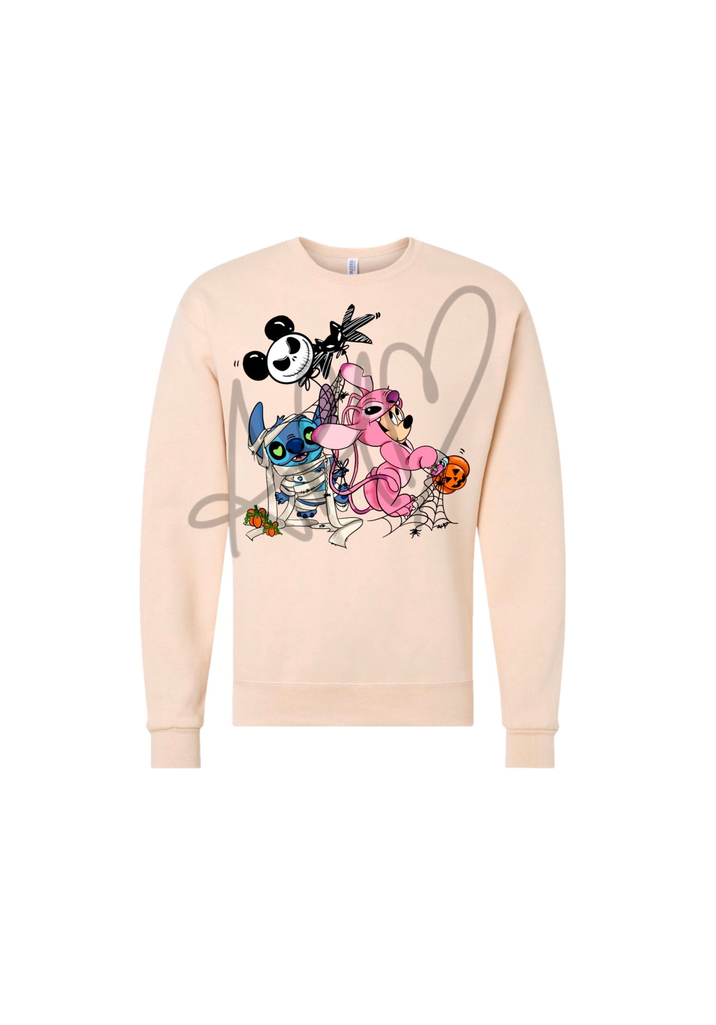 Stitch and Angel Inspired Crewneck