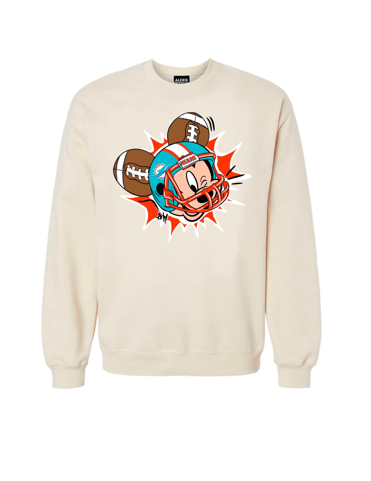 MIA HELMET INSPIRED CREWNECK