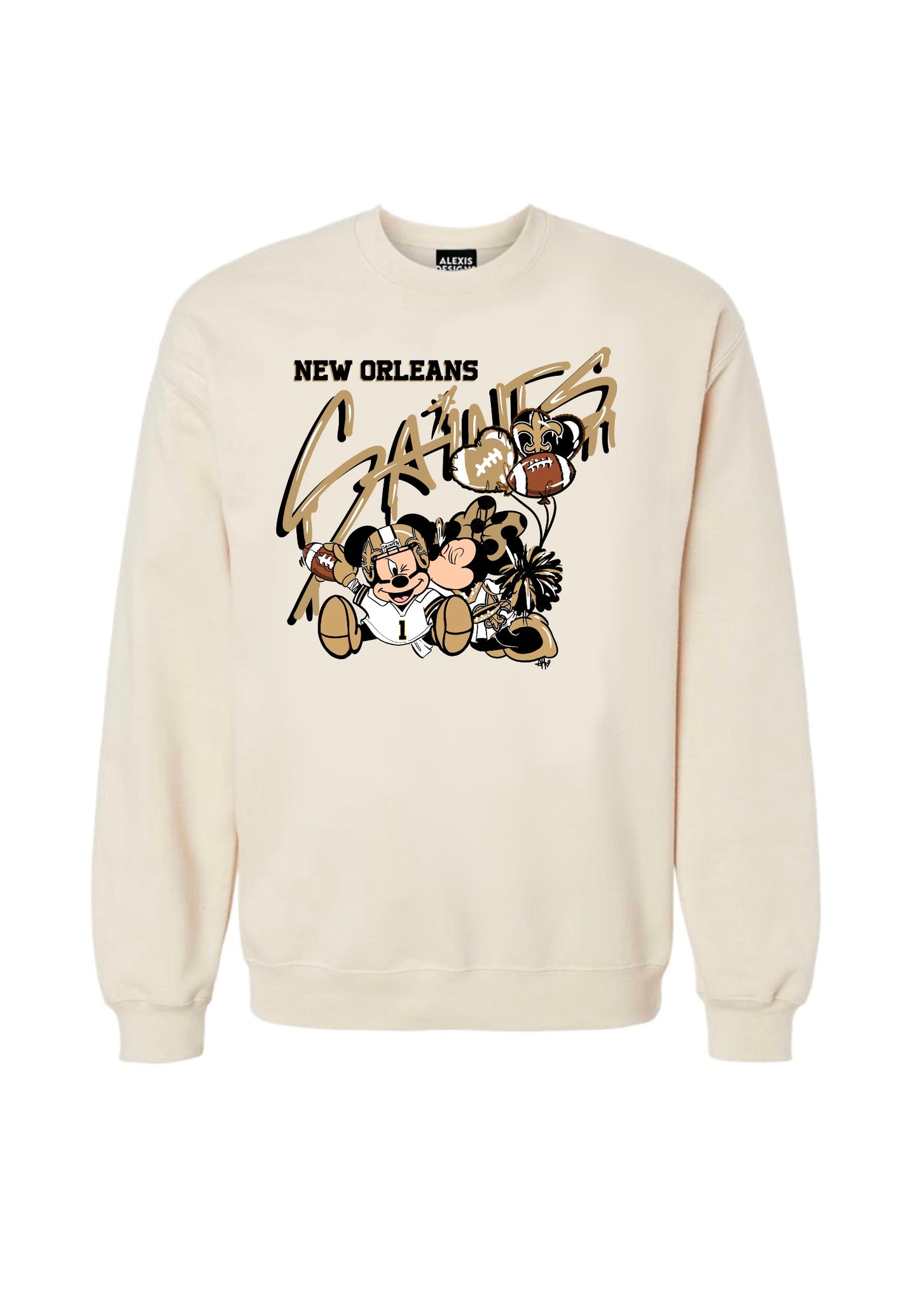 SAINTS GRAFITTI INSPIRED CREWNECK