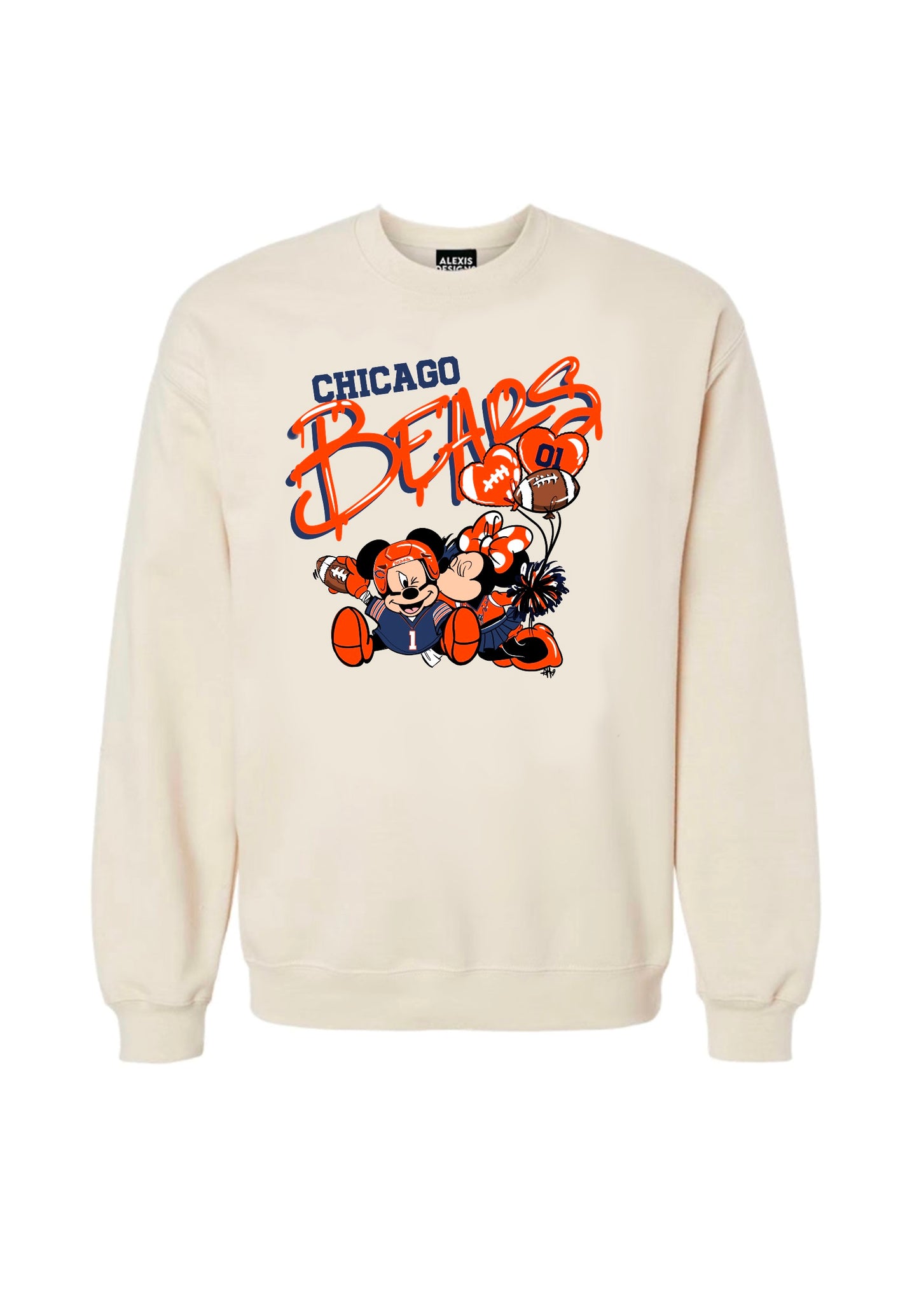 CHI BEARS INSPIRED CREWNECK