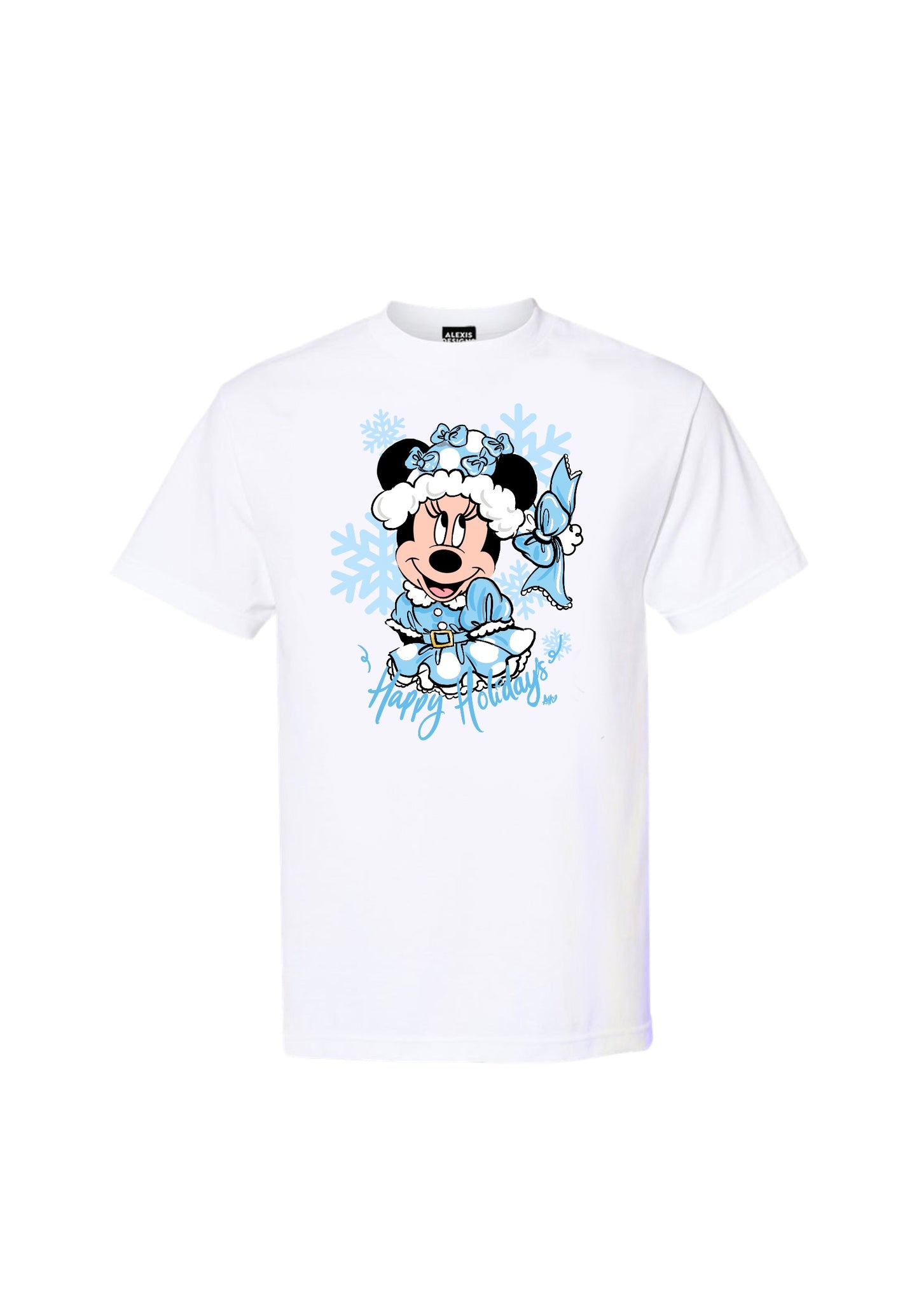 KIDS SNOWFLAKE MINNIE HOLIDAY INSPIRED T-SHIRT