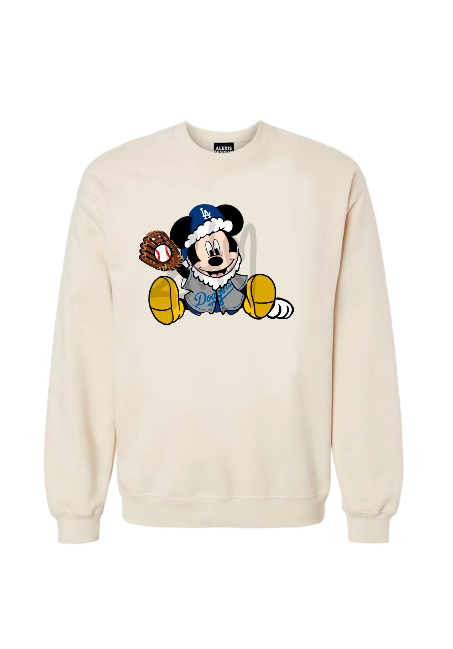 DODGER CHRISTMAS INSPIRED CREWNECK