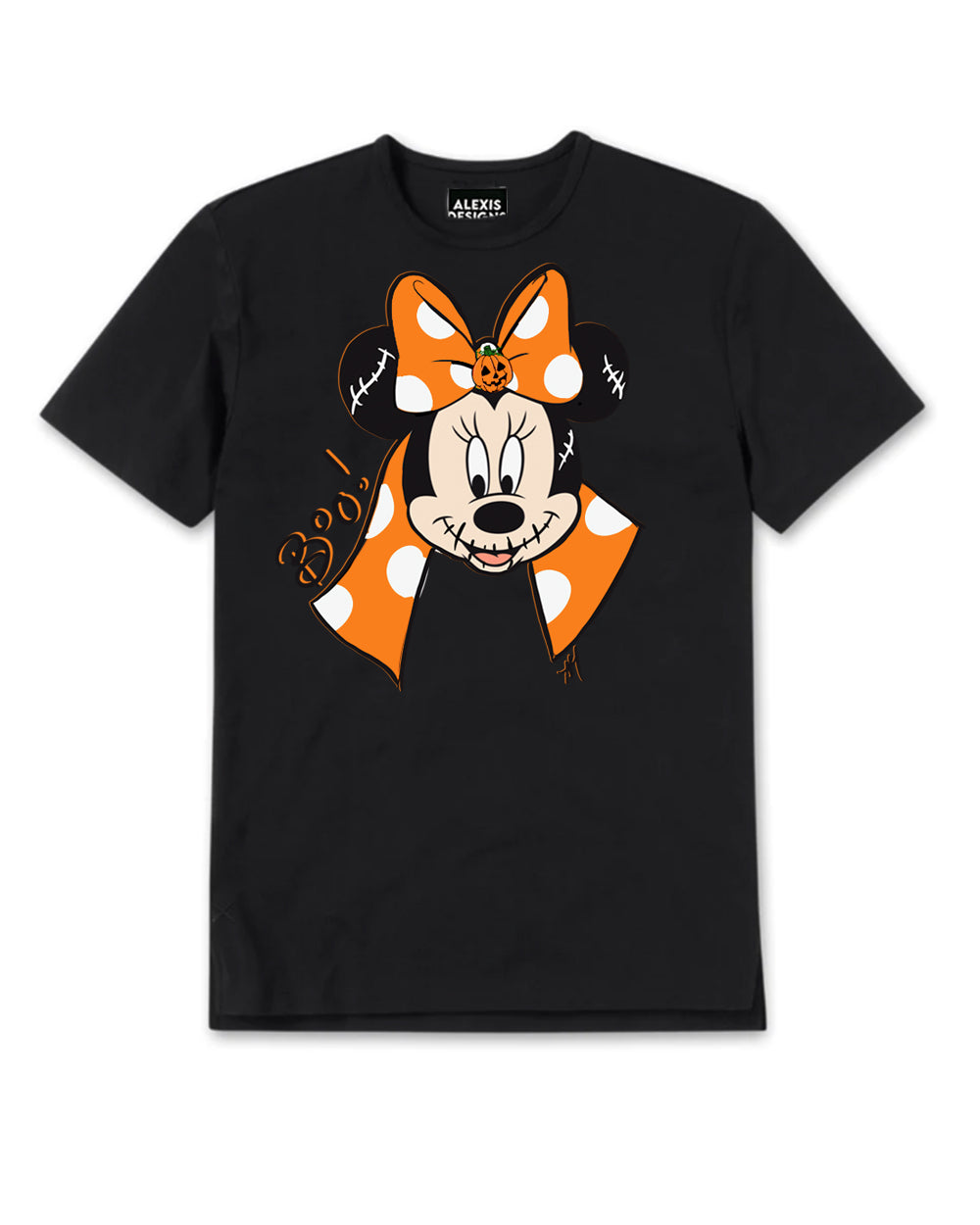 Orange Bow Straight fit tee