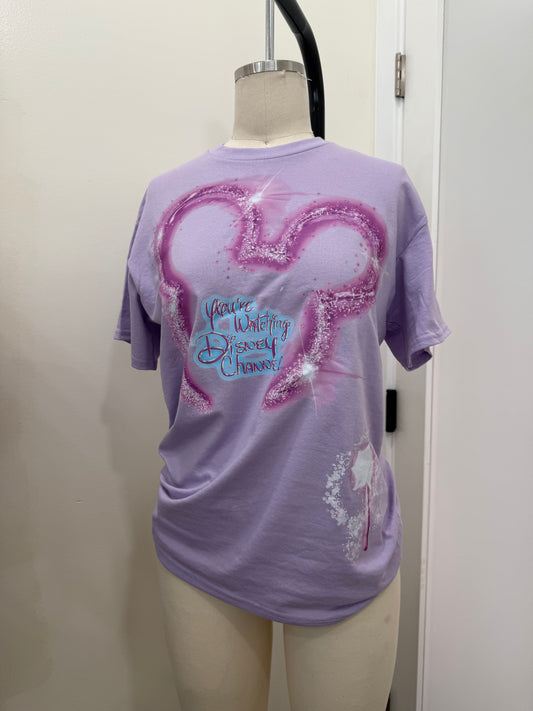 YOUR WATCHING DC PINK  T SHIRT