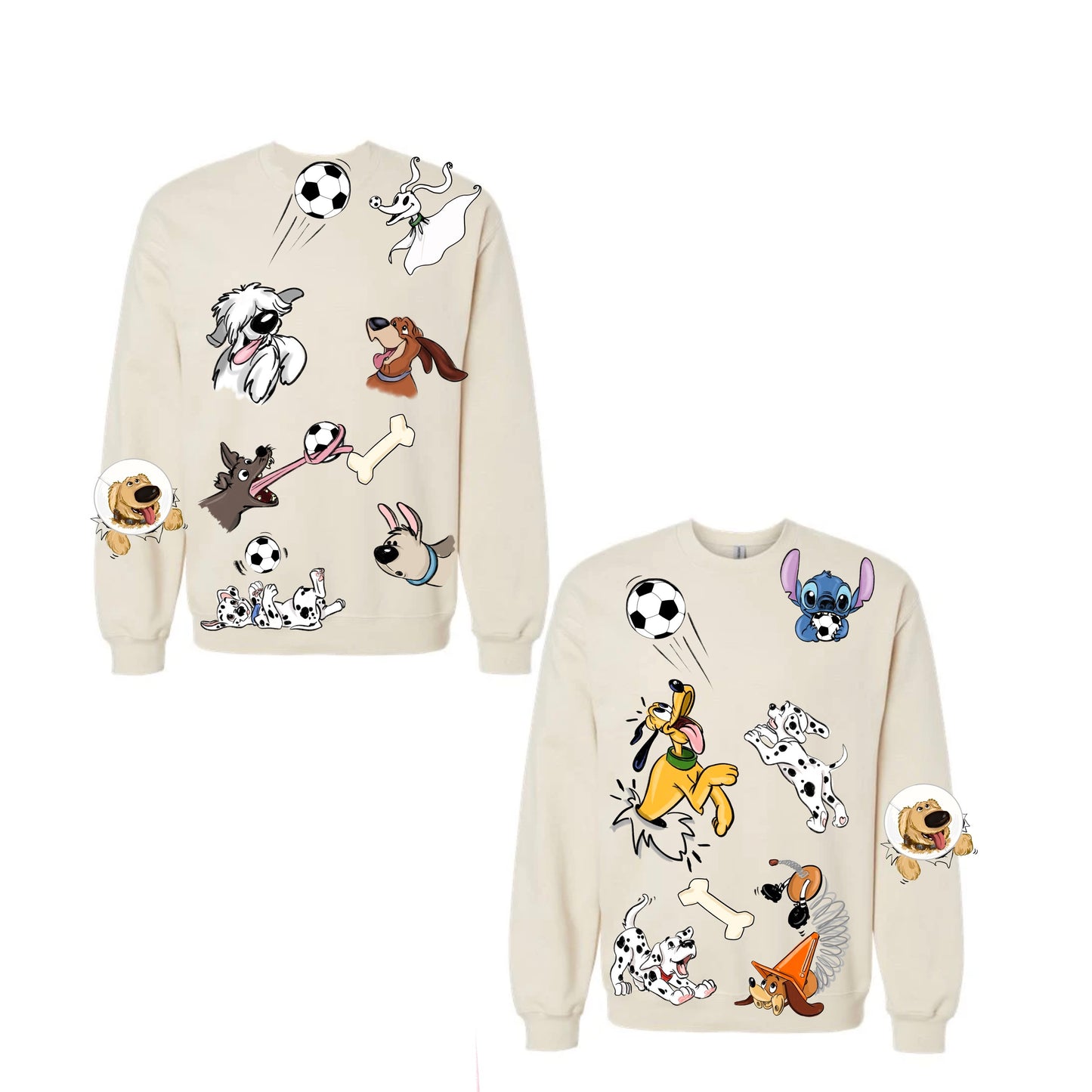 WHO LET THE DOGS OUT SOCCER EDITION CREWNECK