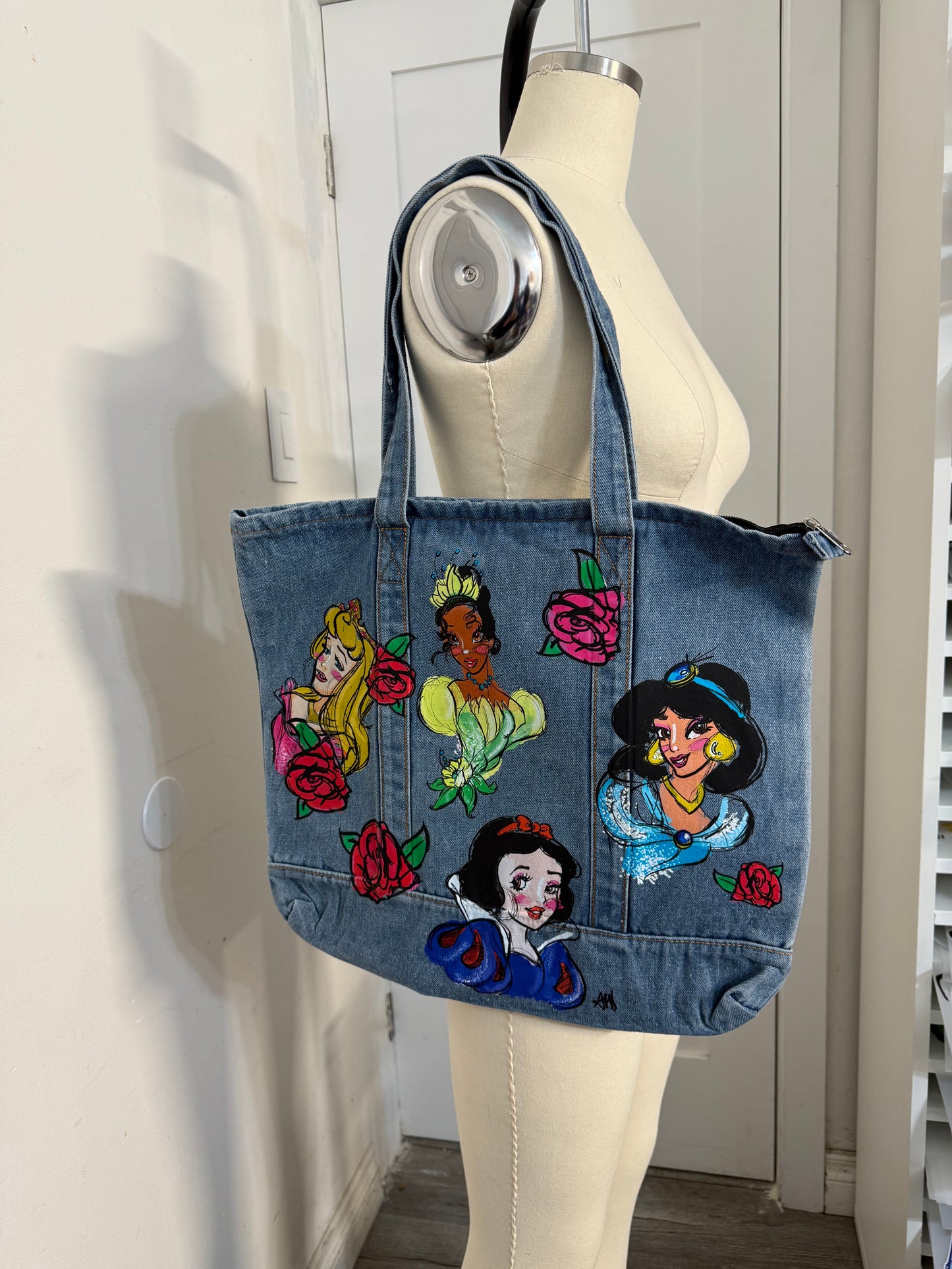 PRINCESS GALORE DENIM TOTE