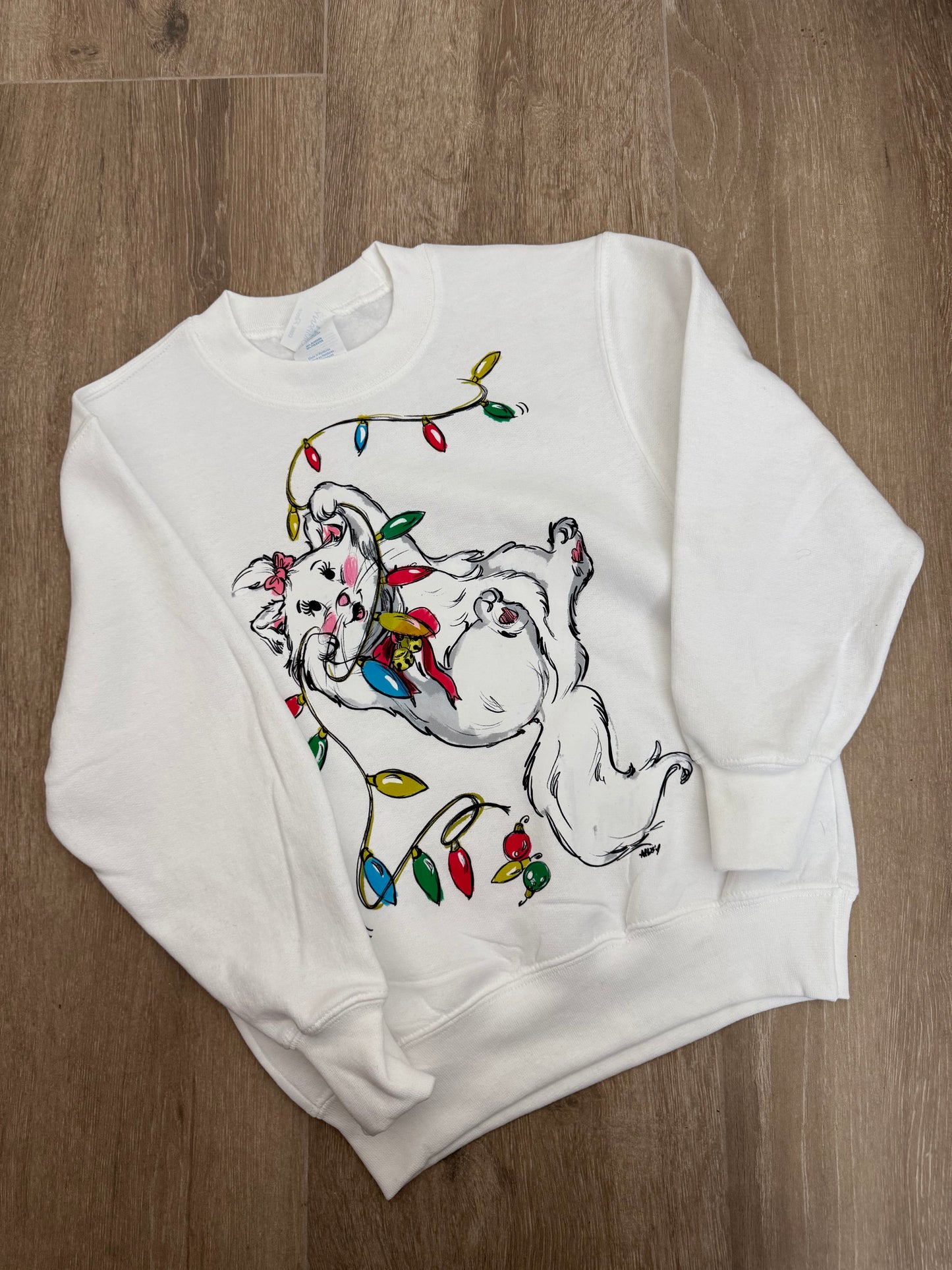 KIDS BONJOUR CHRISTMAS VER 2 CREWNECK