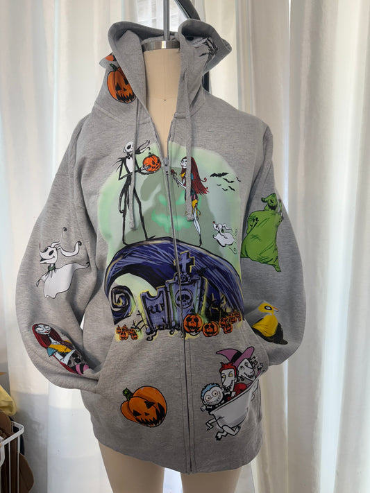 NIGHTMARE ZIPPER SWEATER