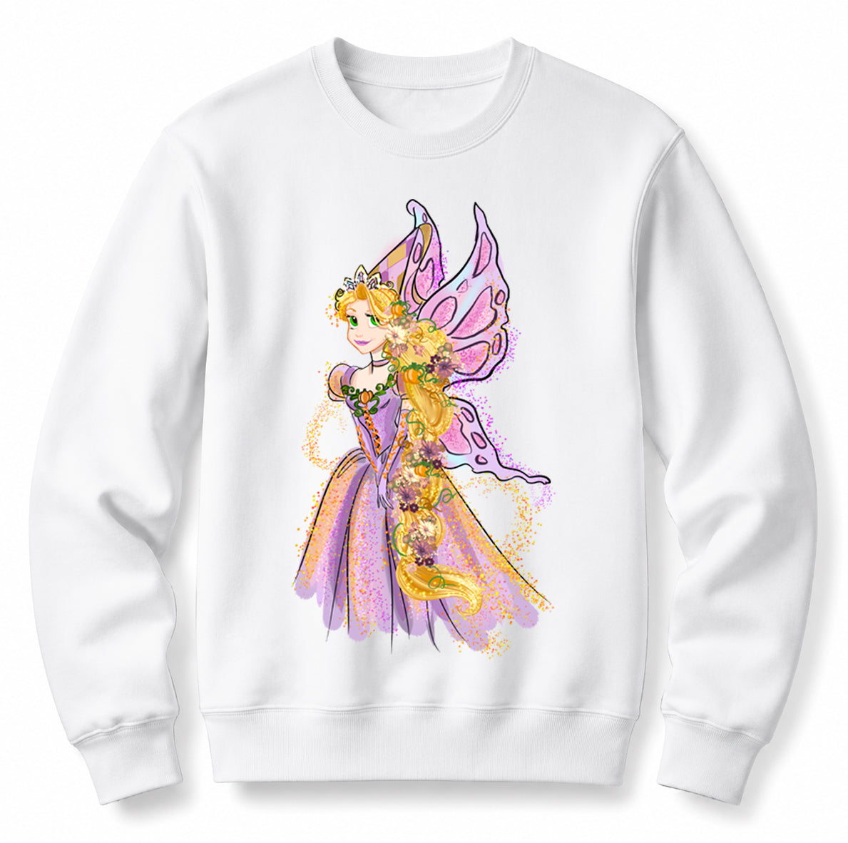 KIDS  FAIRY AUTUMN PRINCESS CREWNECK