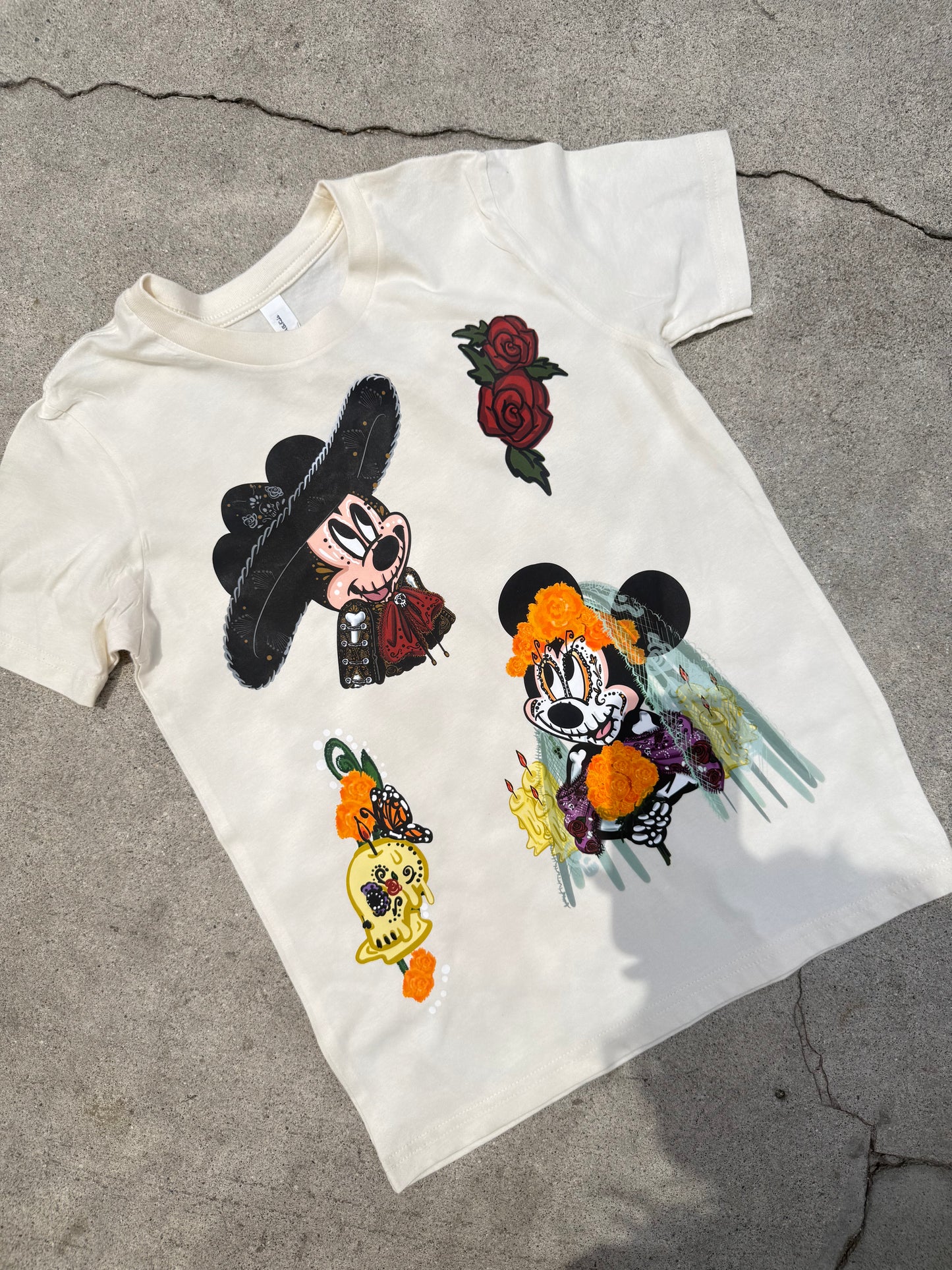 KIDS DAY OF THE DEAD T SHIRT