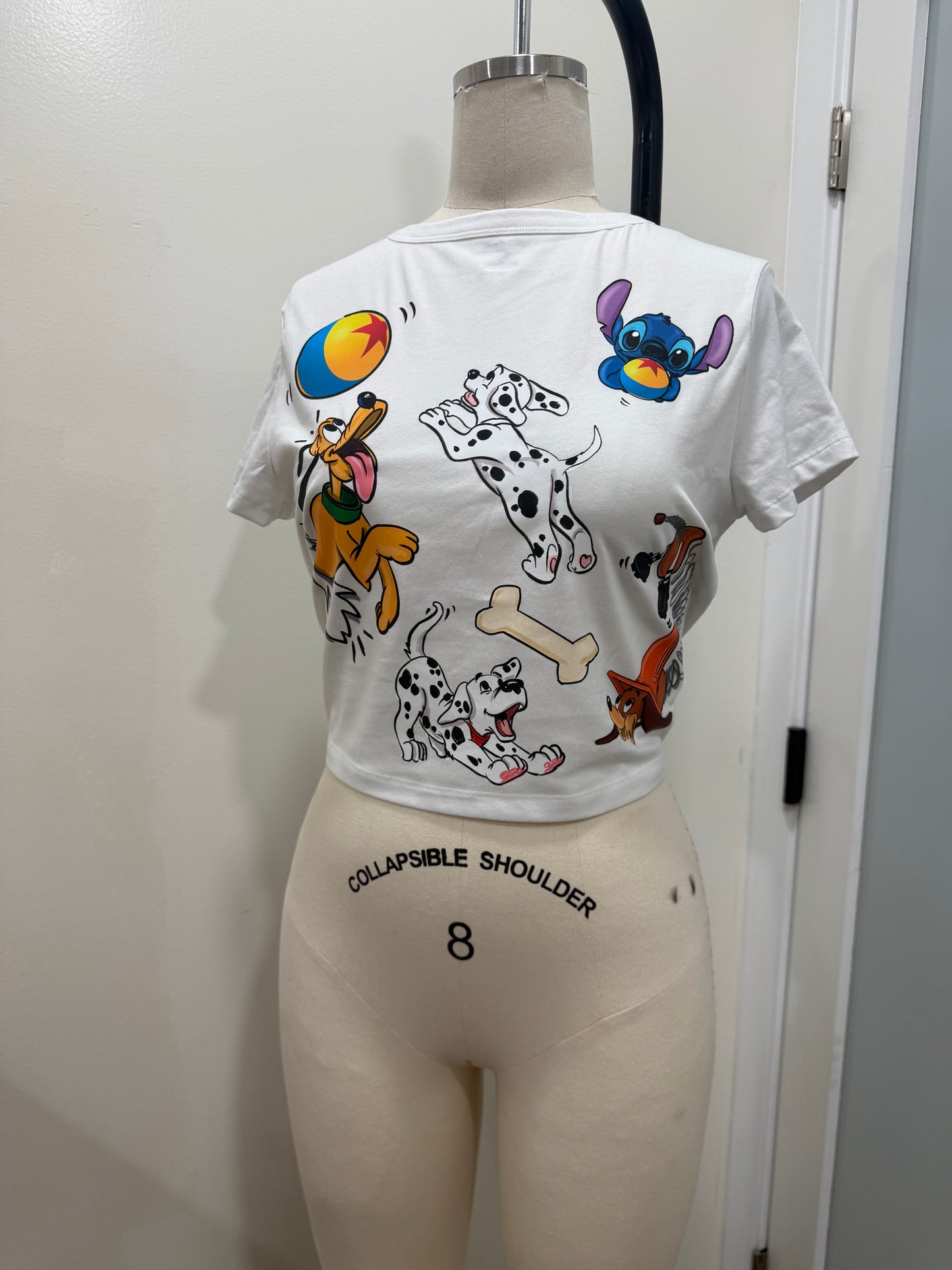 WHO LET THE DOGS OUT PIXXAR EDITION  BABY TEE